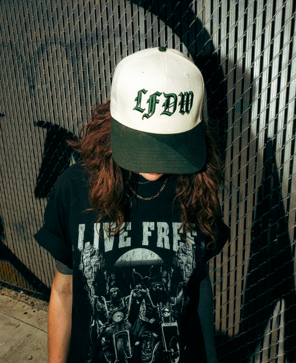 LFDW Embroidered SnapBack Hat Live Forever Die Whenever