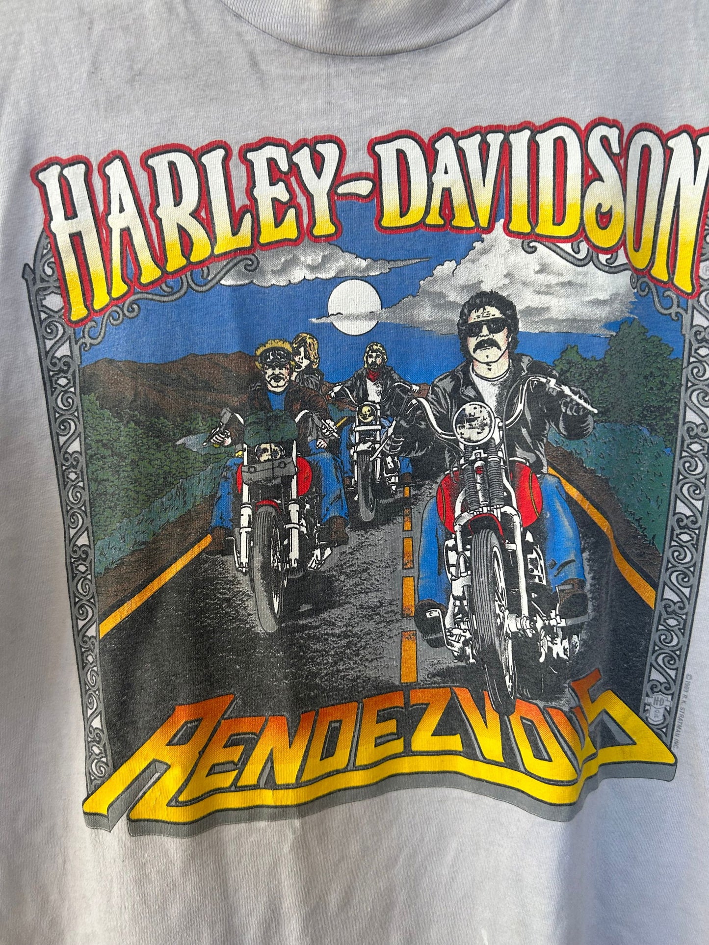 1989 Harley Black Hills Tee Size - L/XL - LFDW