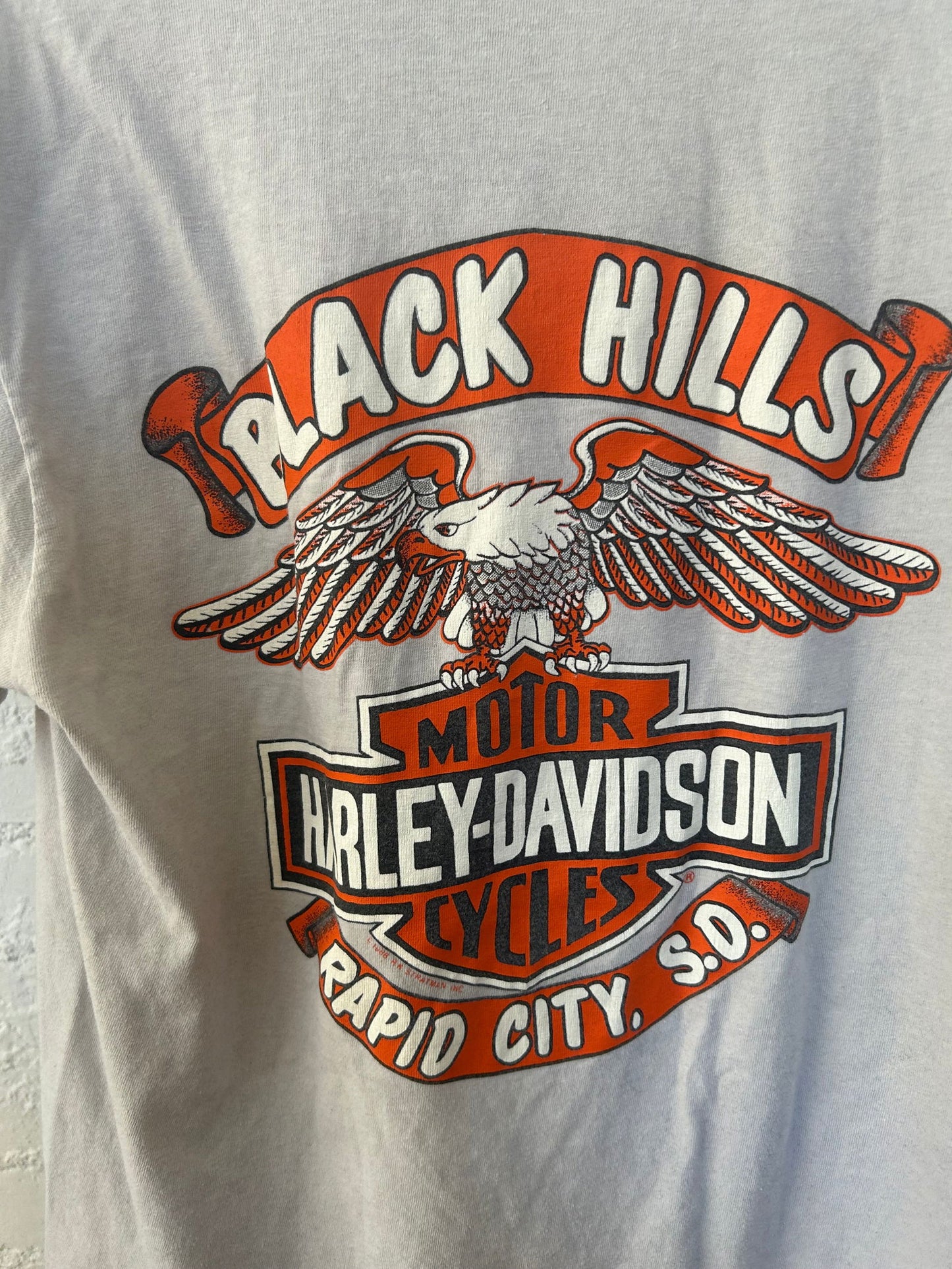 1989 Harley Black Hills Tee Size - L/XL - LFDW