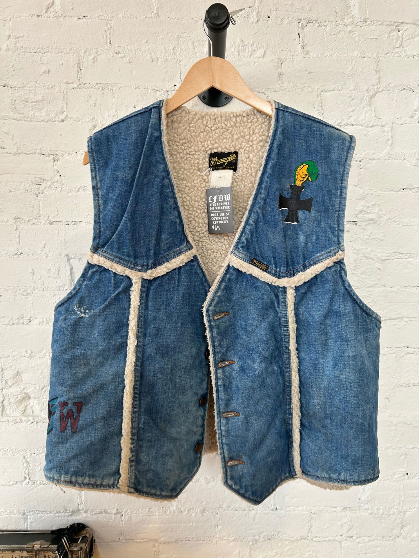 Girl Denim Vest Size L/XL - LFDW