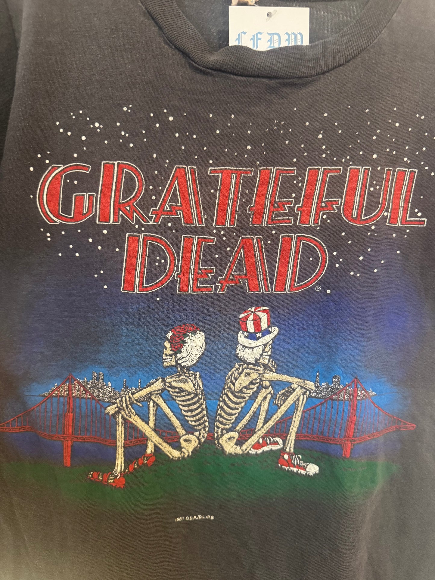 1981 Grateful Dead Frisco Skyline Tee Size - Small