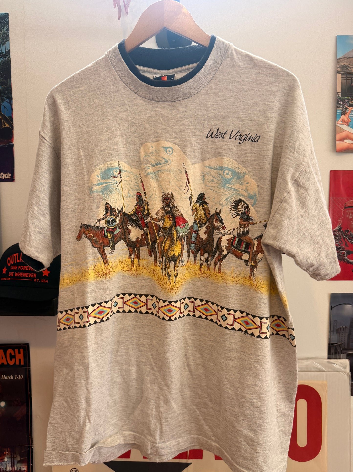 Early 90s West Virginia Tee Size- XL LFDW