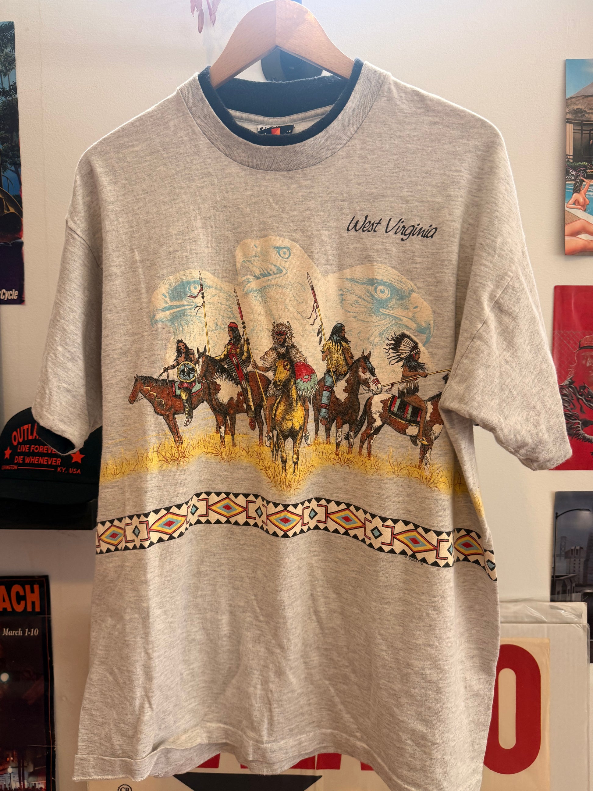 Early 90s West Virginia Tee Size- XL LFDW