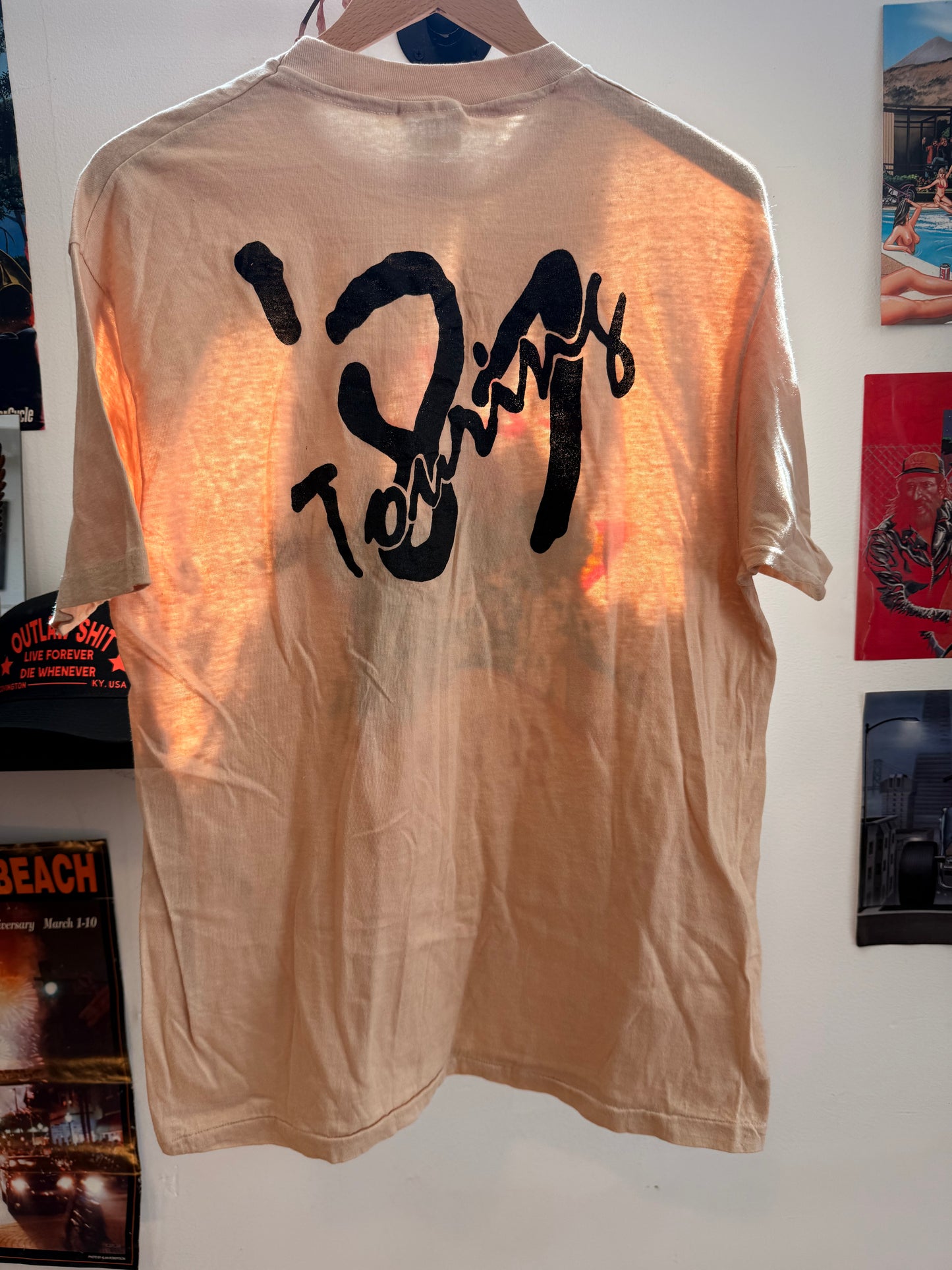 1981 Dusty Hill Personal Collection ZZ Top El Loco Tee Size-XL LFDW