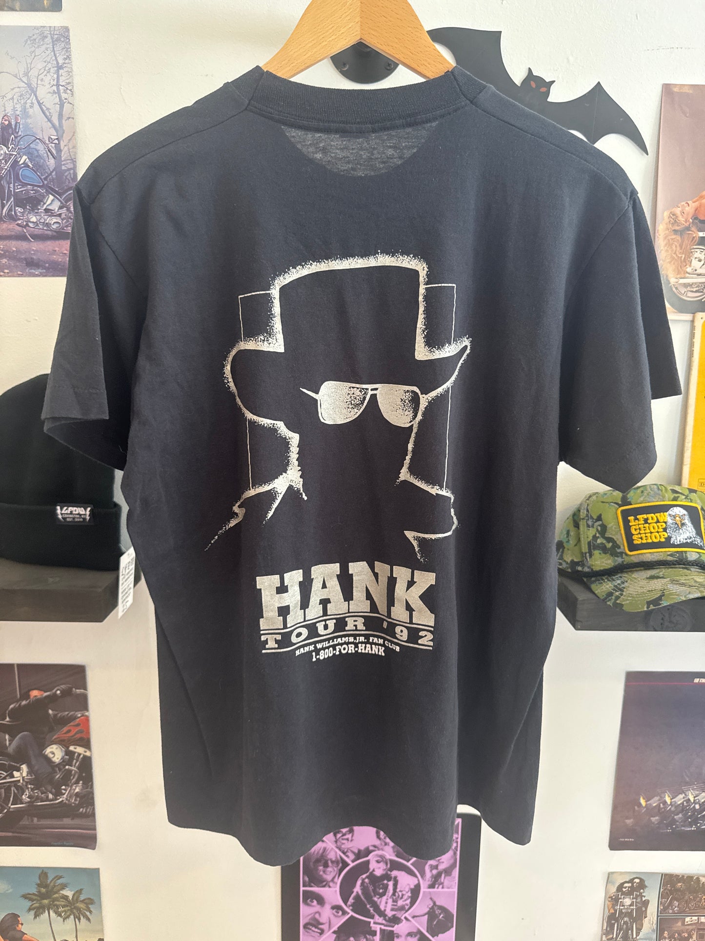 1992 Hank JR Hotel Whiskey Tee Size - L LFDW