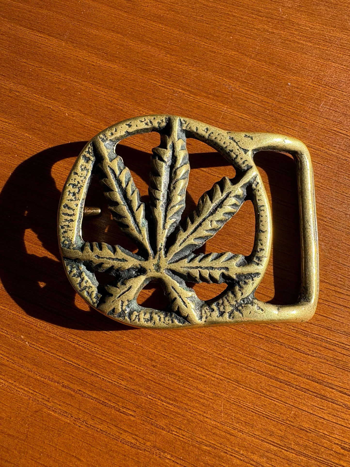 Pot Leaf Belt Buckle LFDW
