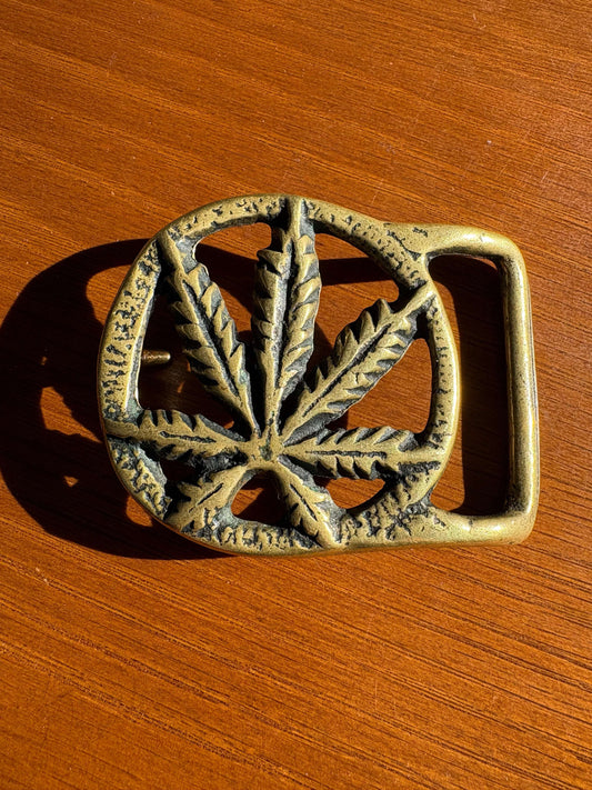 Pot Leaf Belt Buckle LFDW