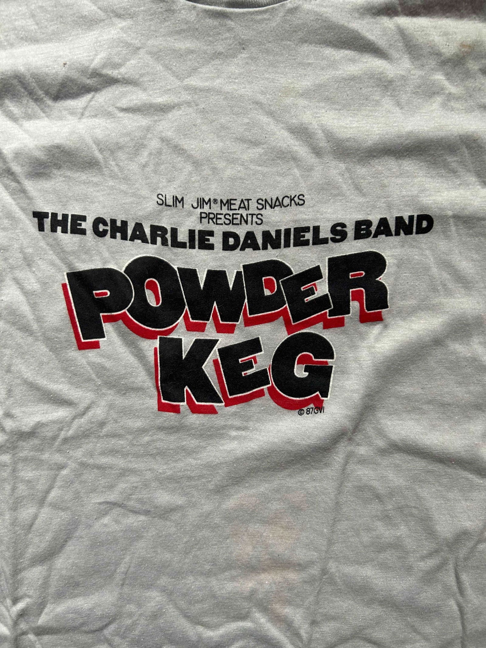 1970s Charlie Daniels Powder Keg Tee Size - M - LFDW