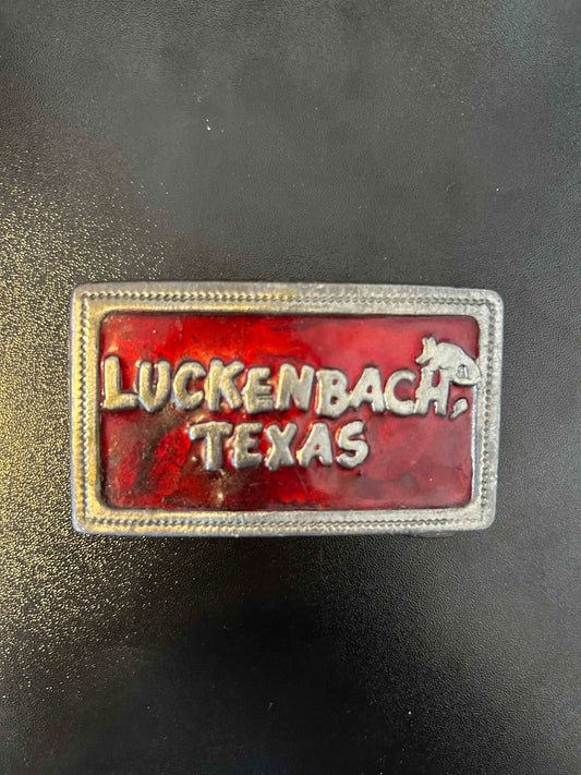 1970s Luckenback Texas Belt Buckle - LFDW