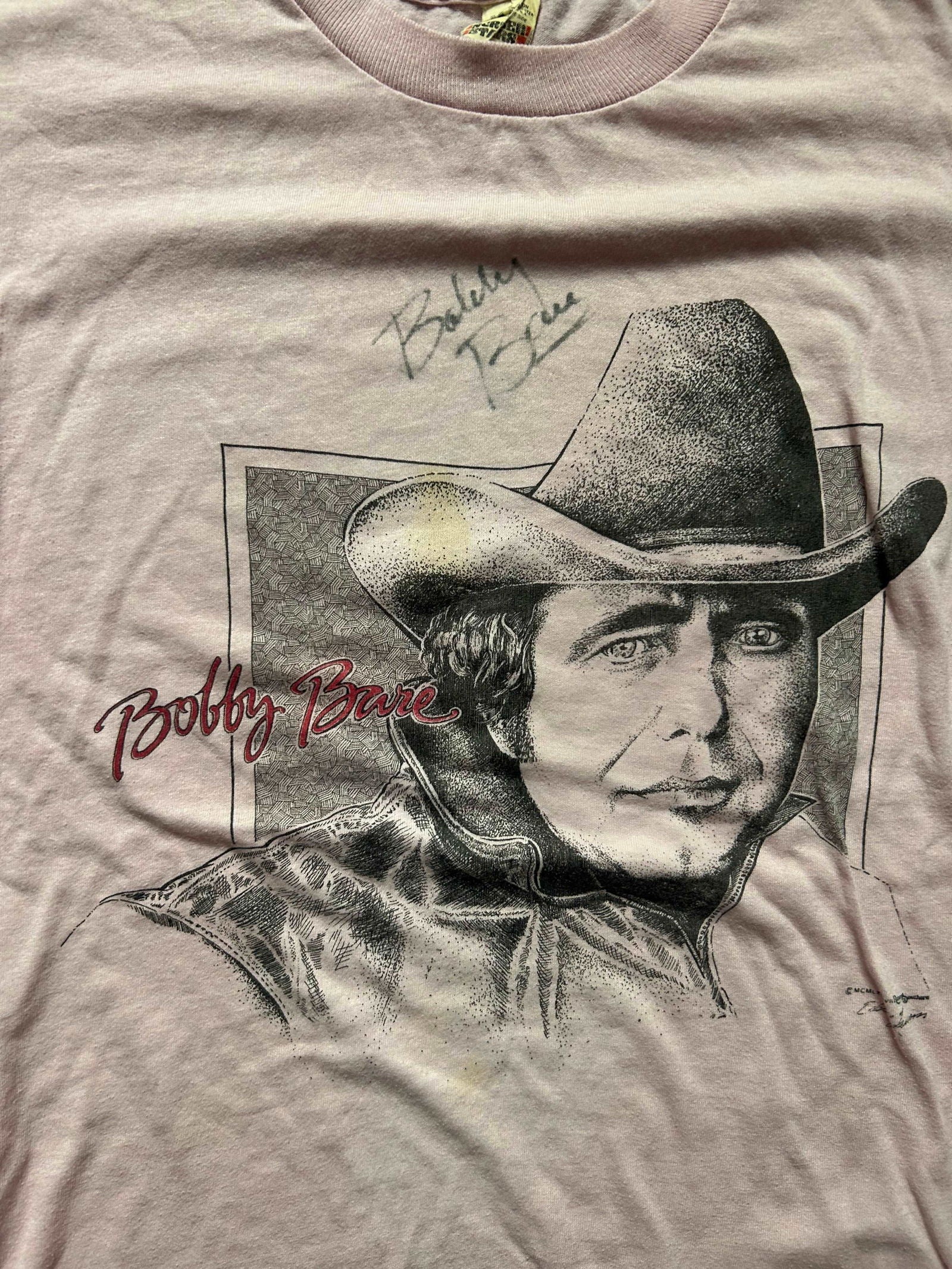 1970s Signed Bobby Bare Tee Size - S - LFDW