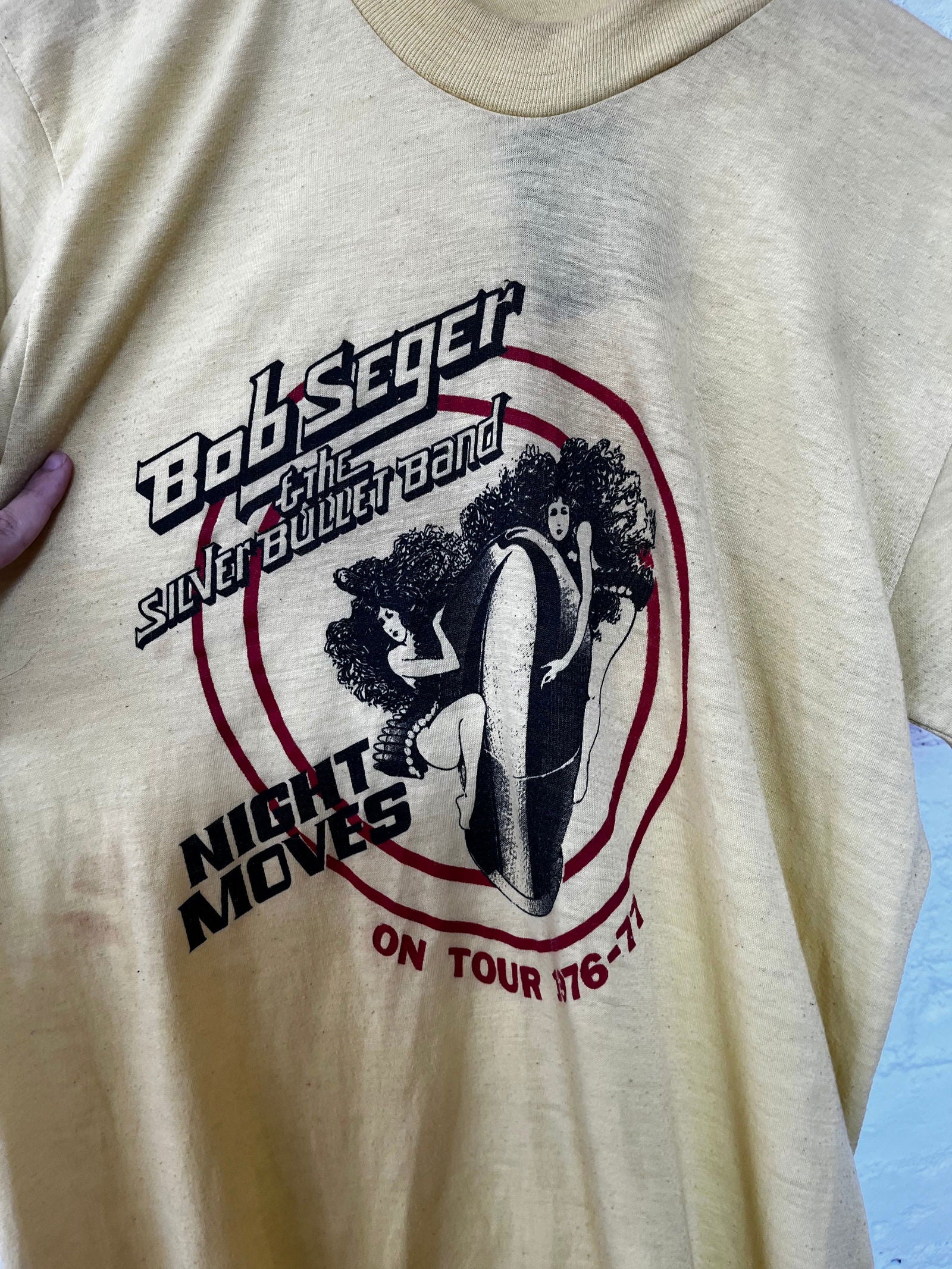 1976/77 Bob Seger Night Moves Tour Tee Size- M - LFDW