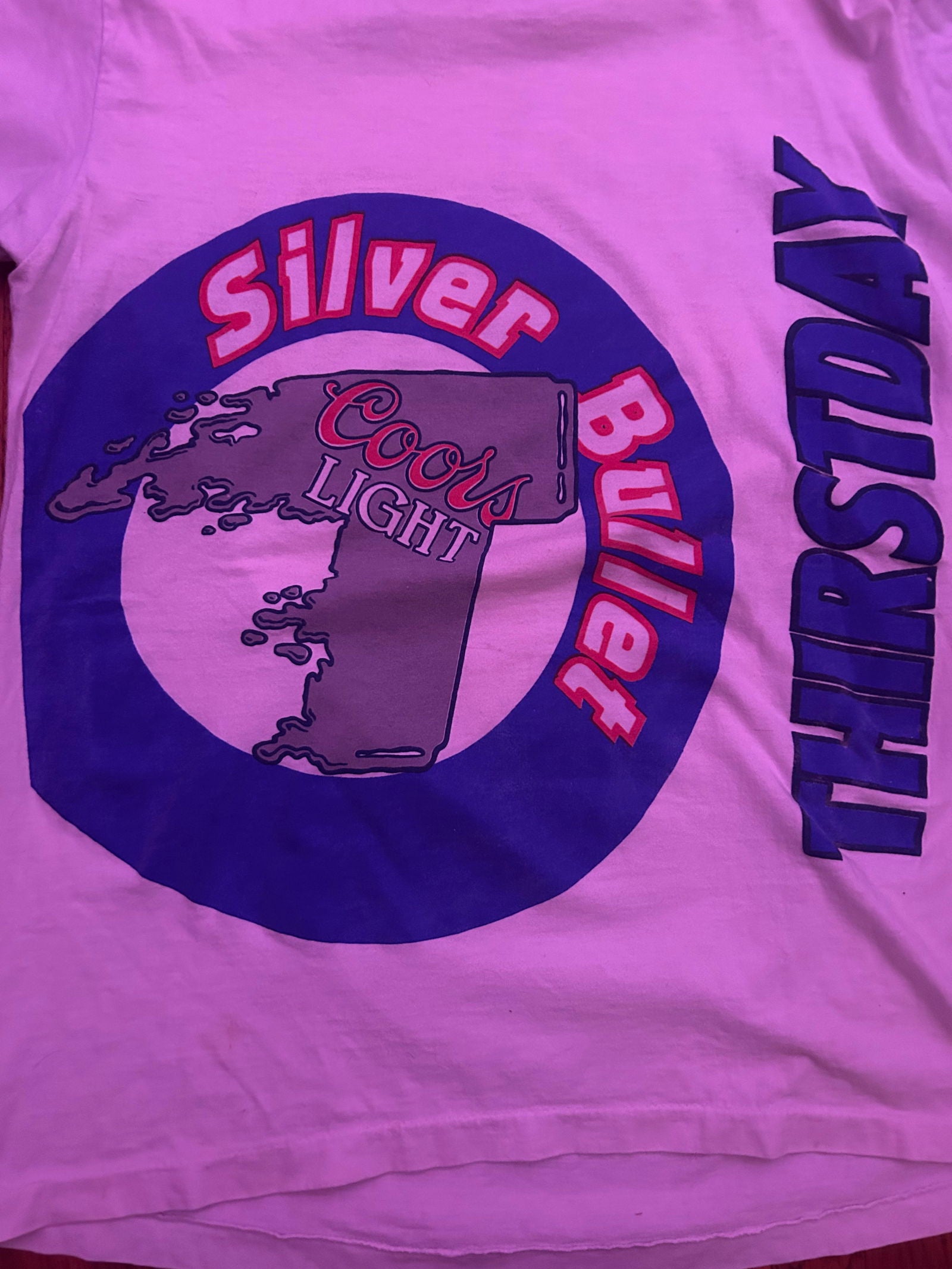 1980s Coors Silver Bullet Tee Size XL - LFDW