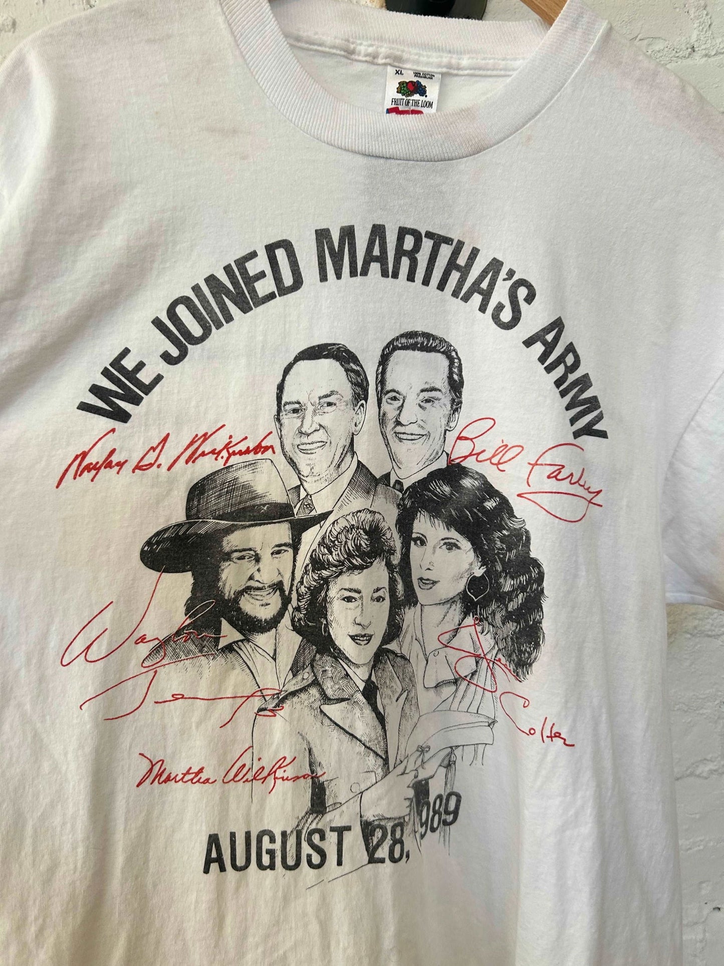 1980s Waylon and Jessi Benefit Tee Size - XL - LFDW