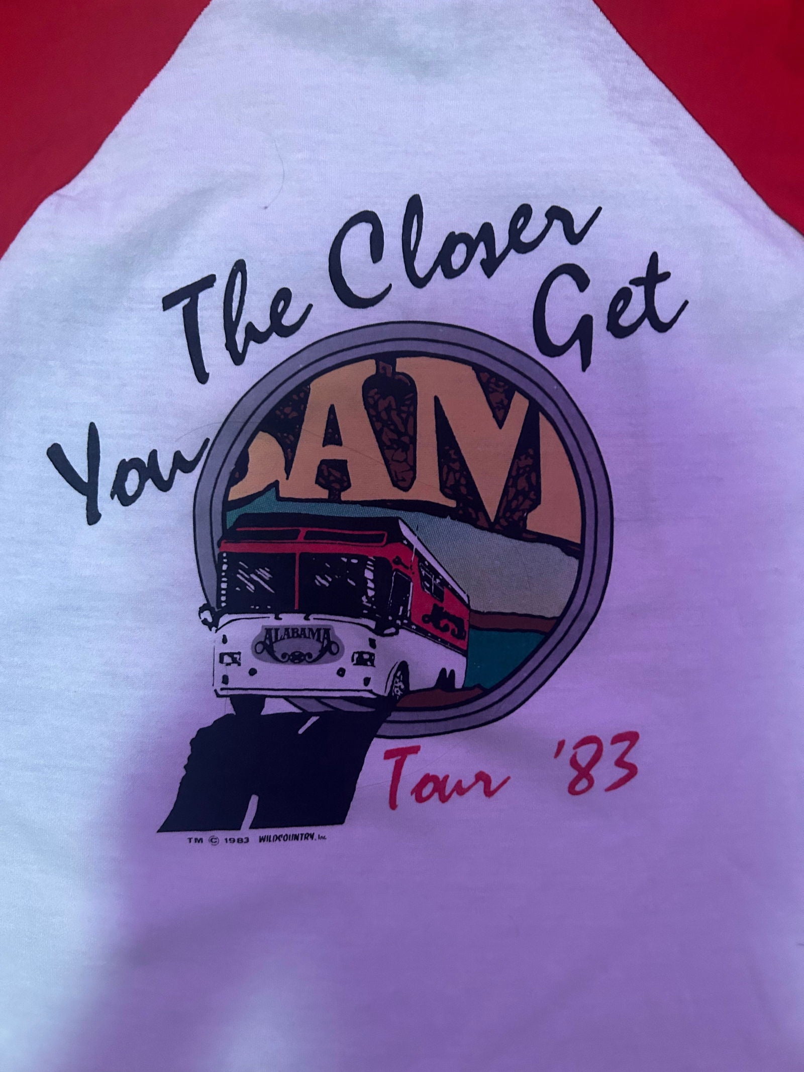 1983 Alabama Raglan Size - L - LFDW