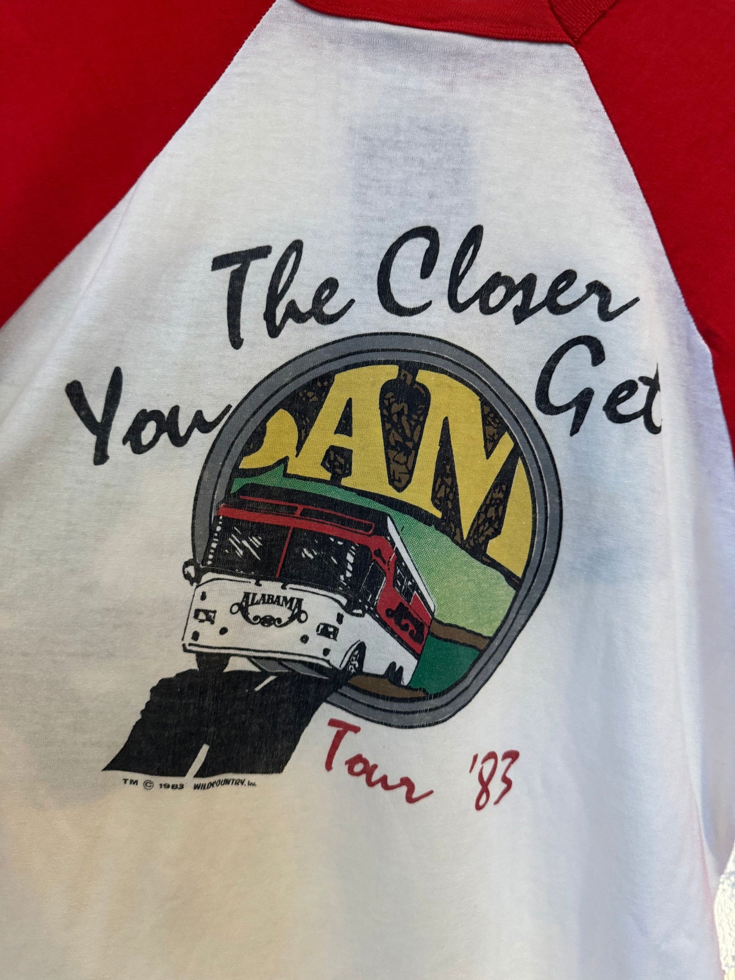 1983 Alabama Tour Tee Size - L - LFDW