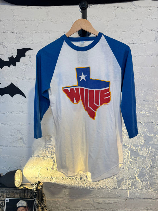 1984 Willie Nelson Raglan Size - M - LFDW