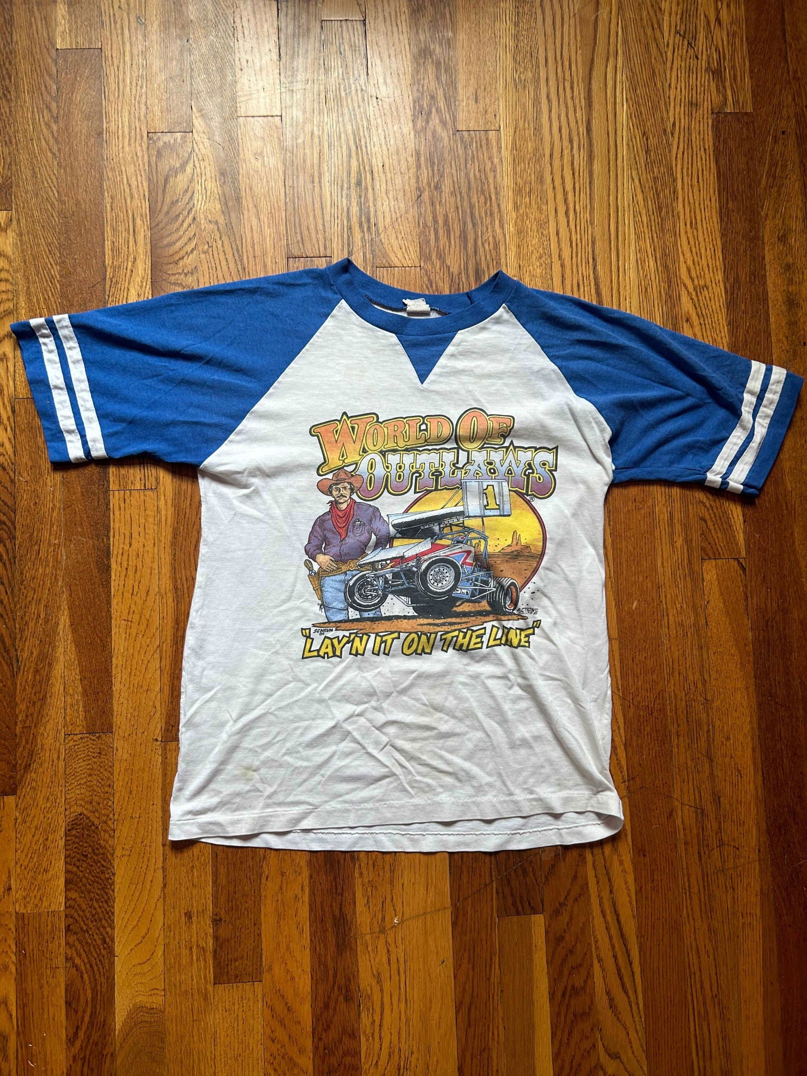 1985 World of Outlaws Racing Tee Size - M - LFDW