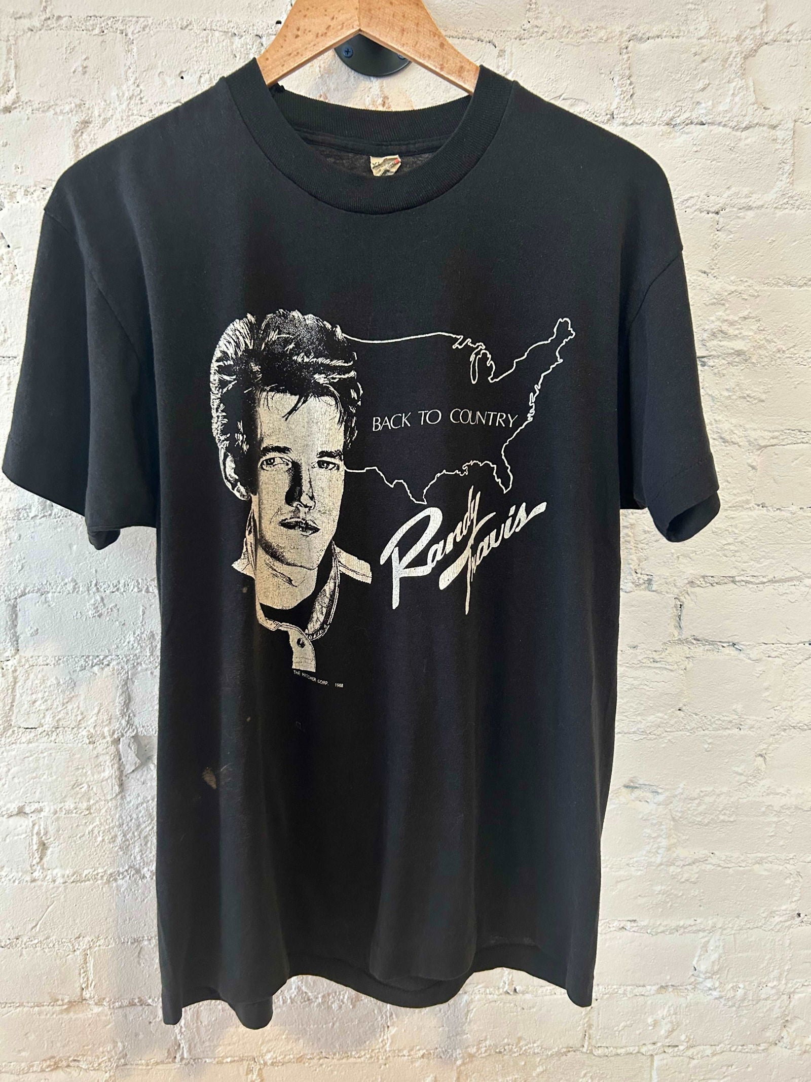 1988 Randy Travis Back To Country Tee Size - XL - LFDW