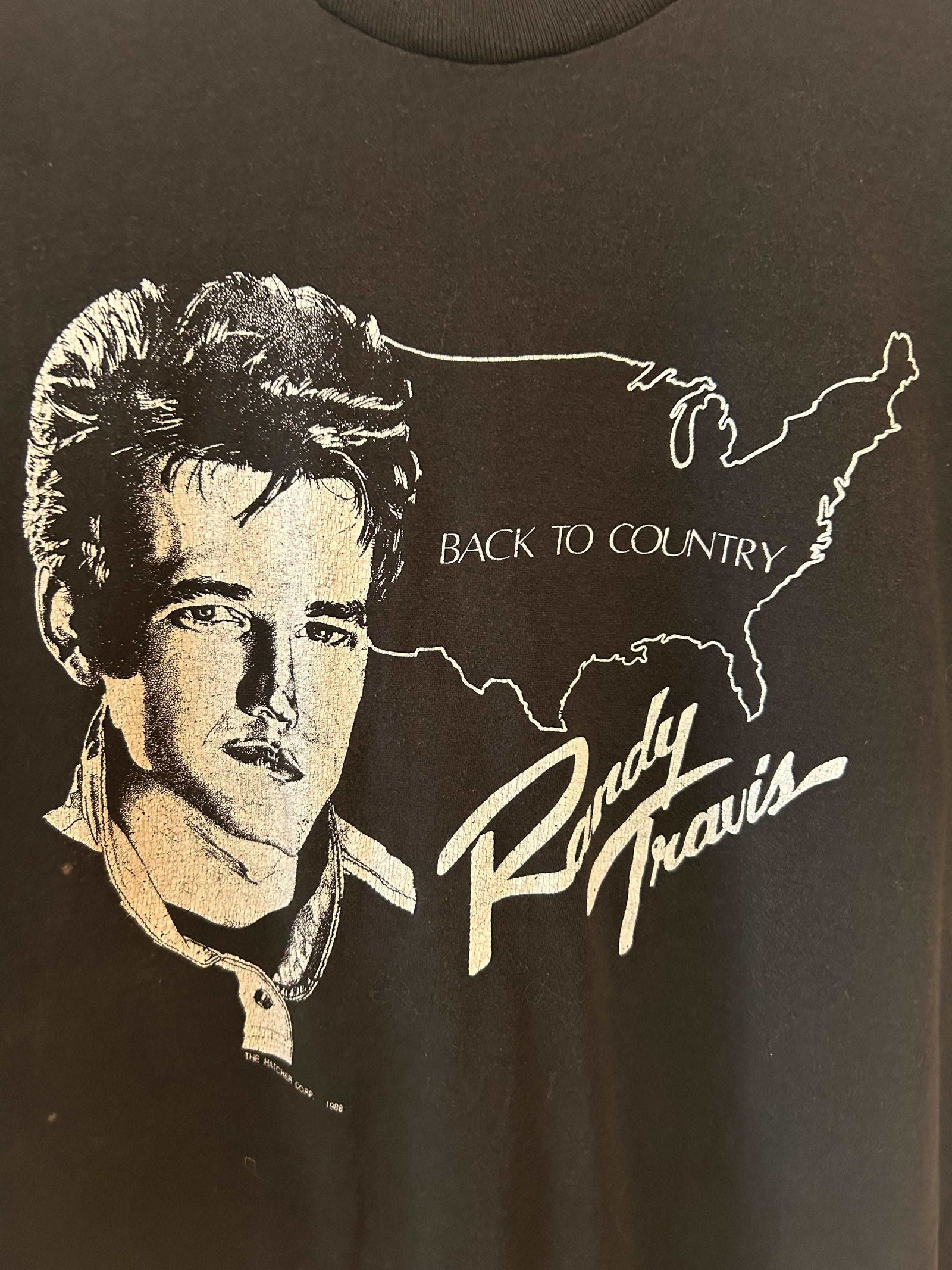 1988 Randy Travis Back To Country Tee Size - XL - LFDW