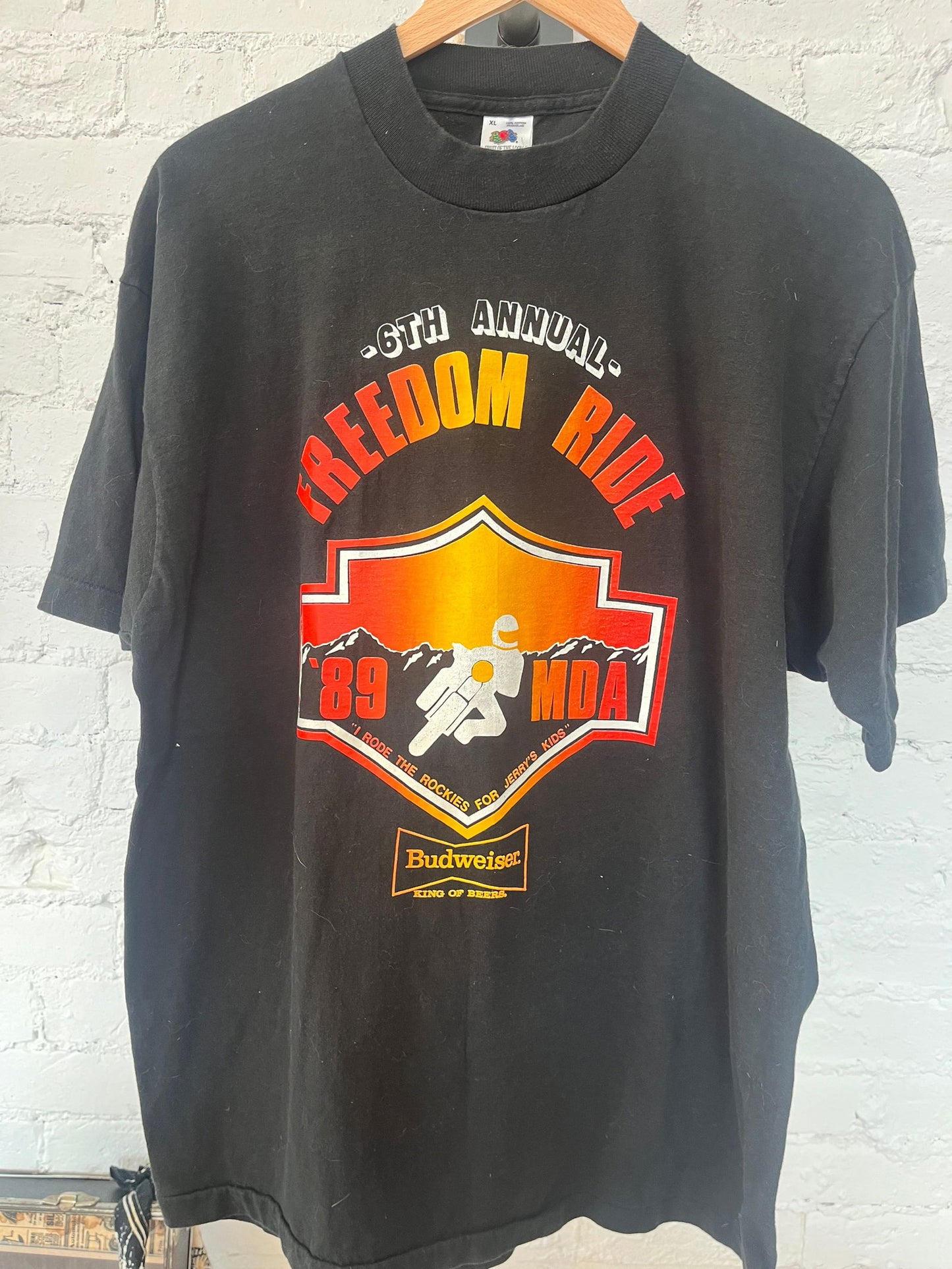 1989 Freedom Ride Annual Tee Size- XL - LFDW