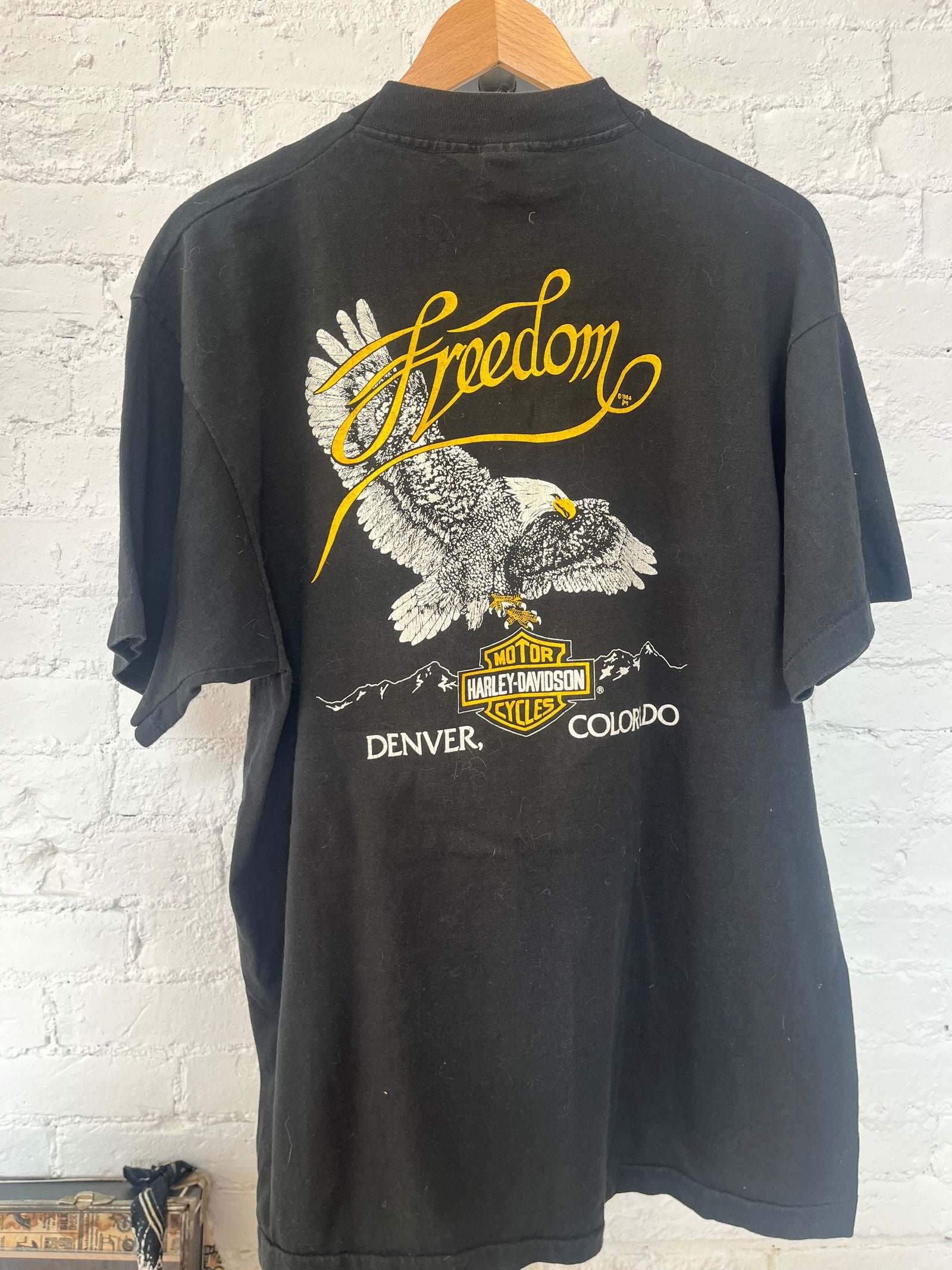 1989 Freedom Ride Annual Tee Size- XL - LFDW