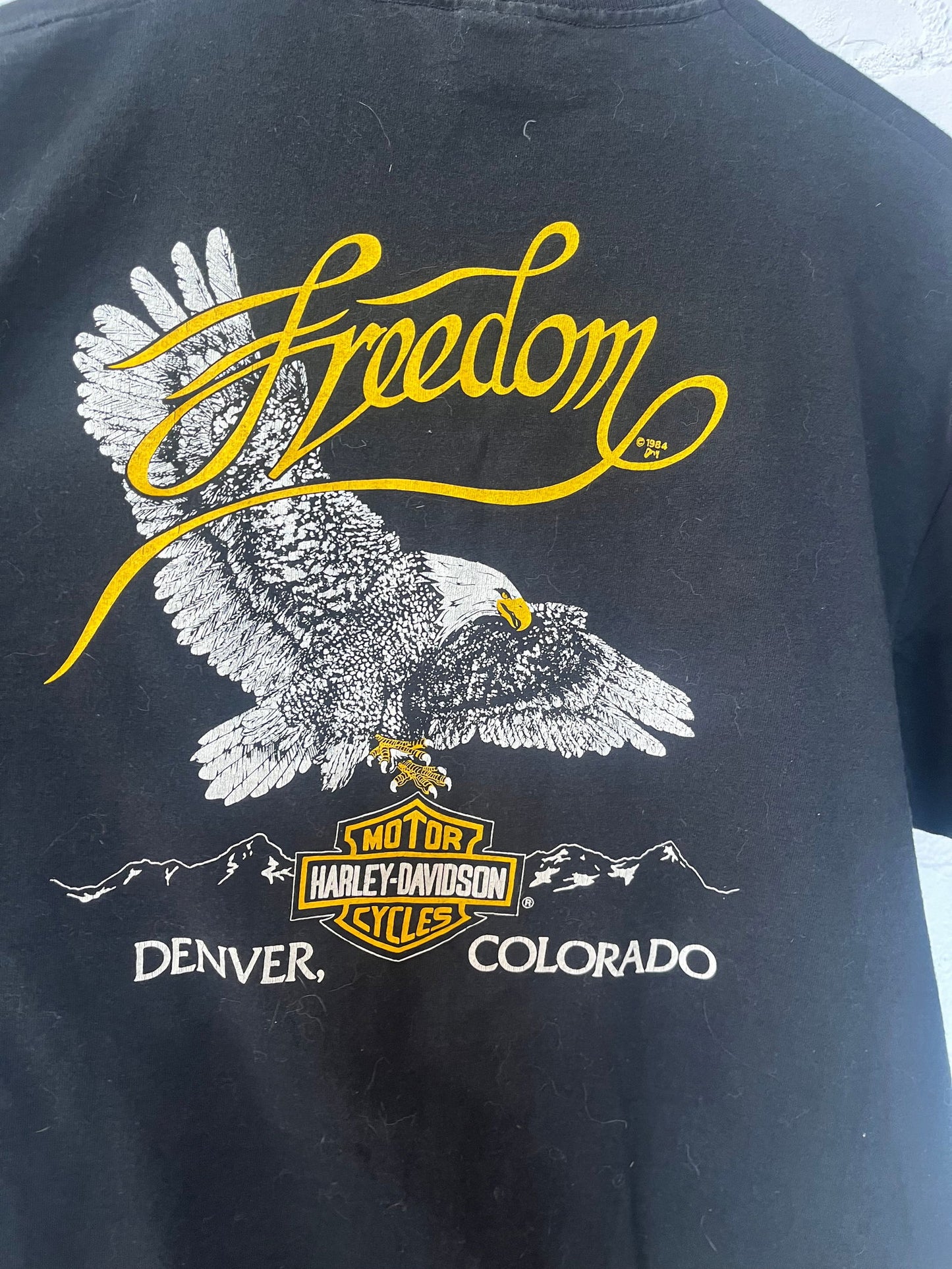 1989 Freedom Ride Annual Tee Size- XL - LFDW