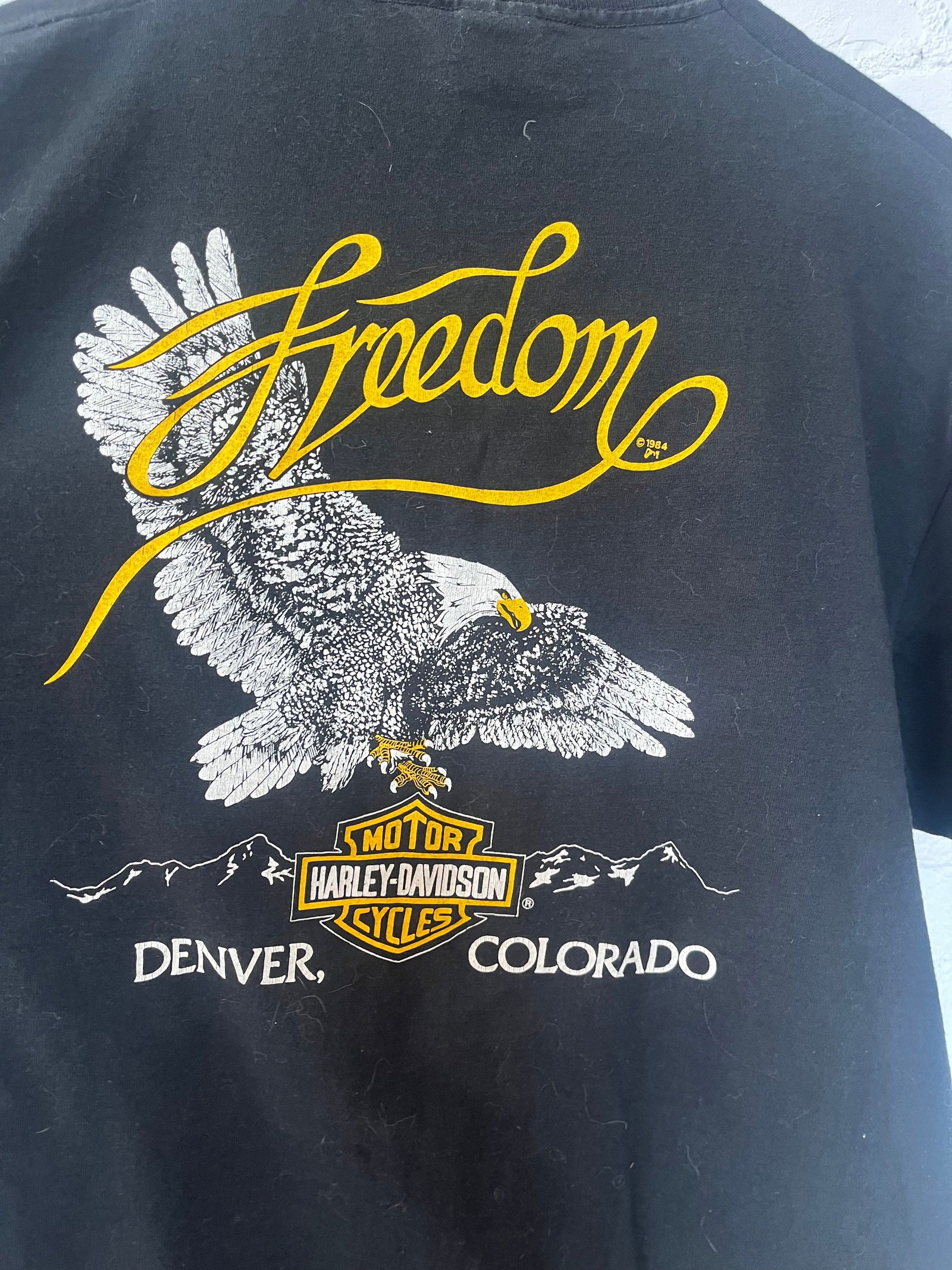 1989 Freedom Ride Annual Tee Size- XL - LFDW