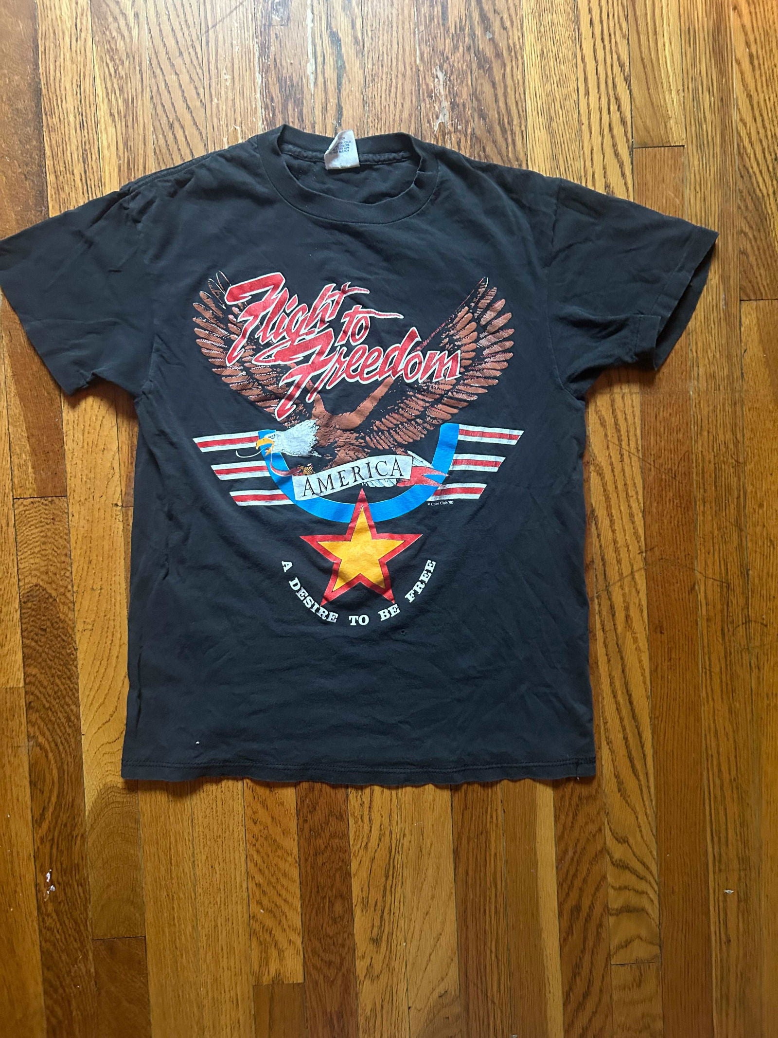 1990 Fight For Freedom Tee Size - M - LFDW