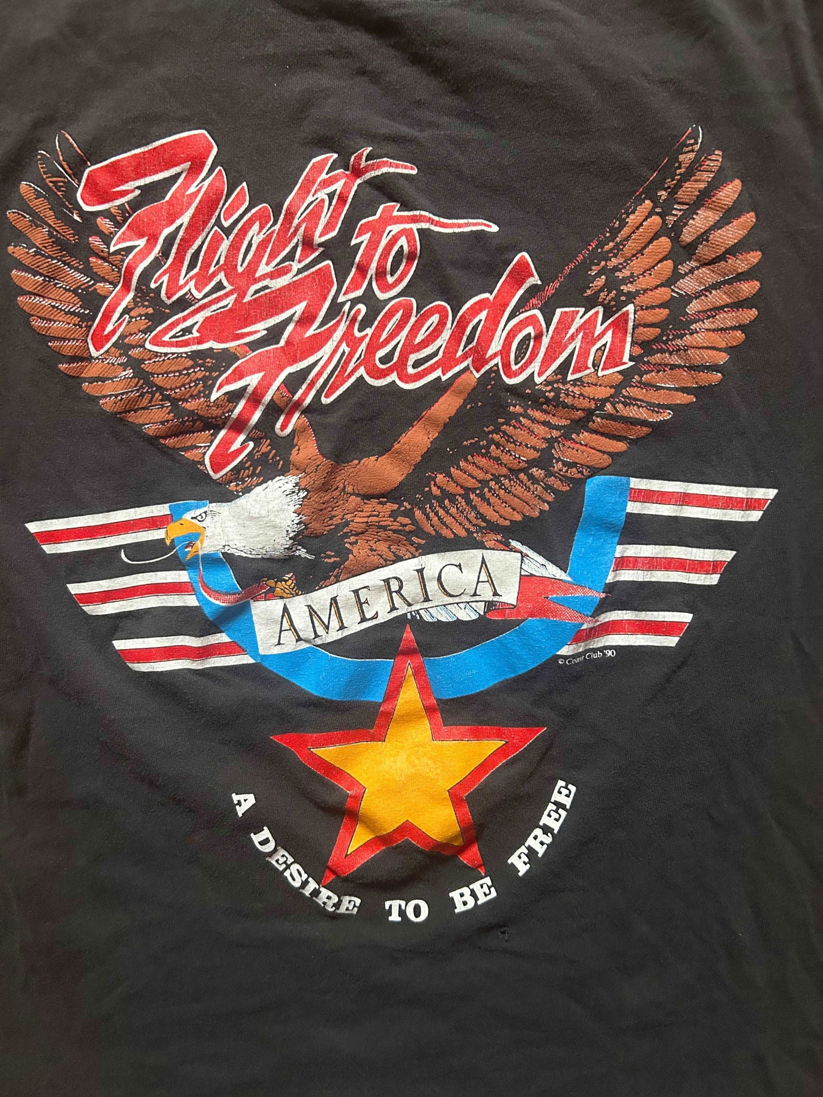 1990 Fight For Freedom Tee Size - M - LFDW