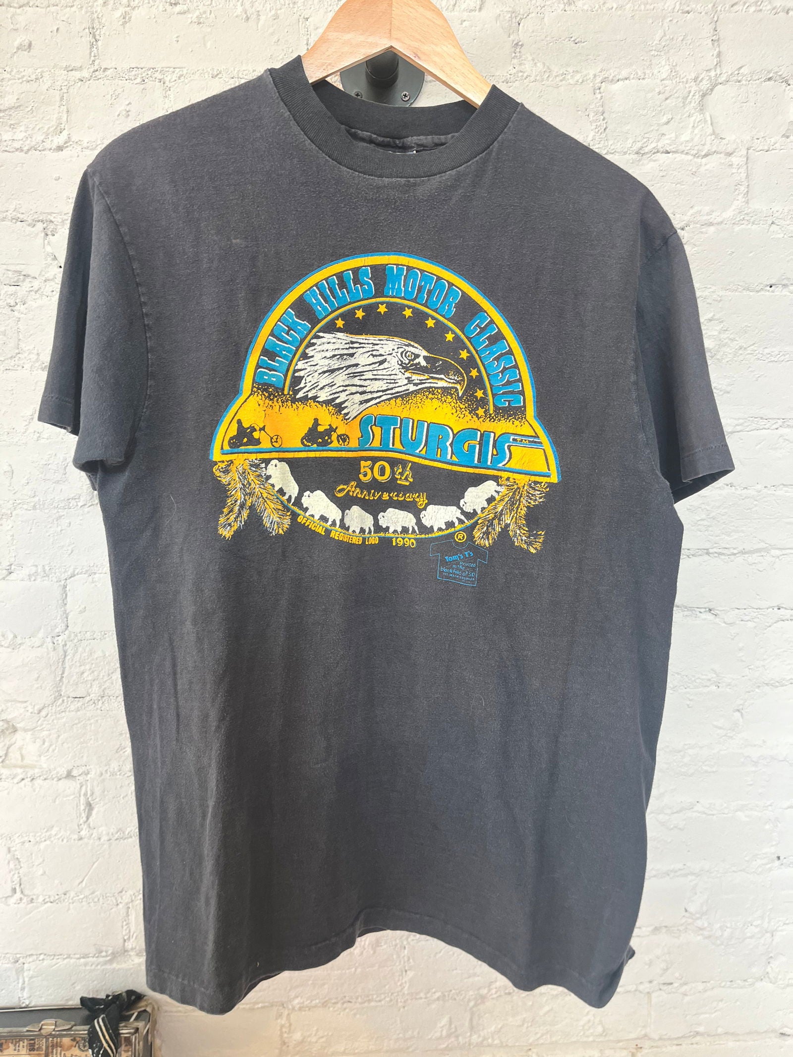 1990’s Black Hills Sturgis 50th Anniversary Tee Size- L - LFDW
