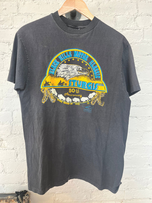 1990’s Black Hills Sturgis 50th Anniversary Tee Size- L - LFDW