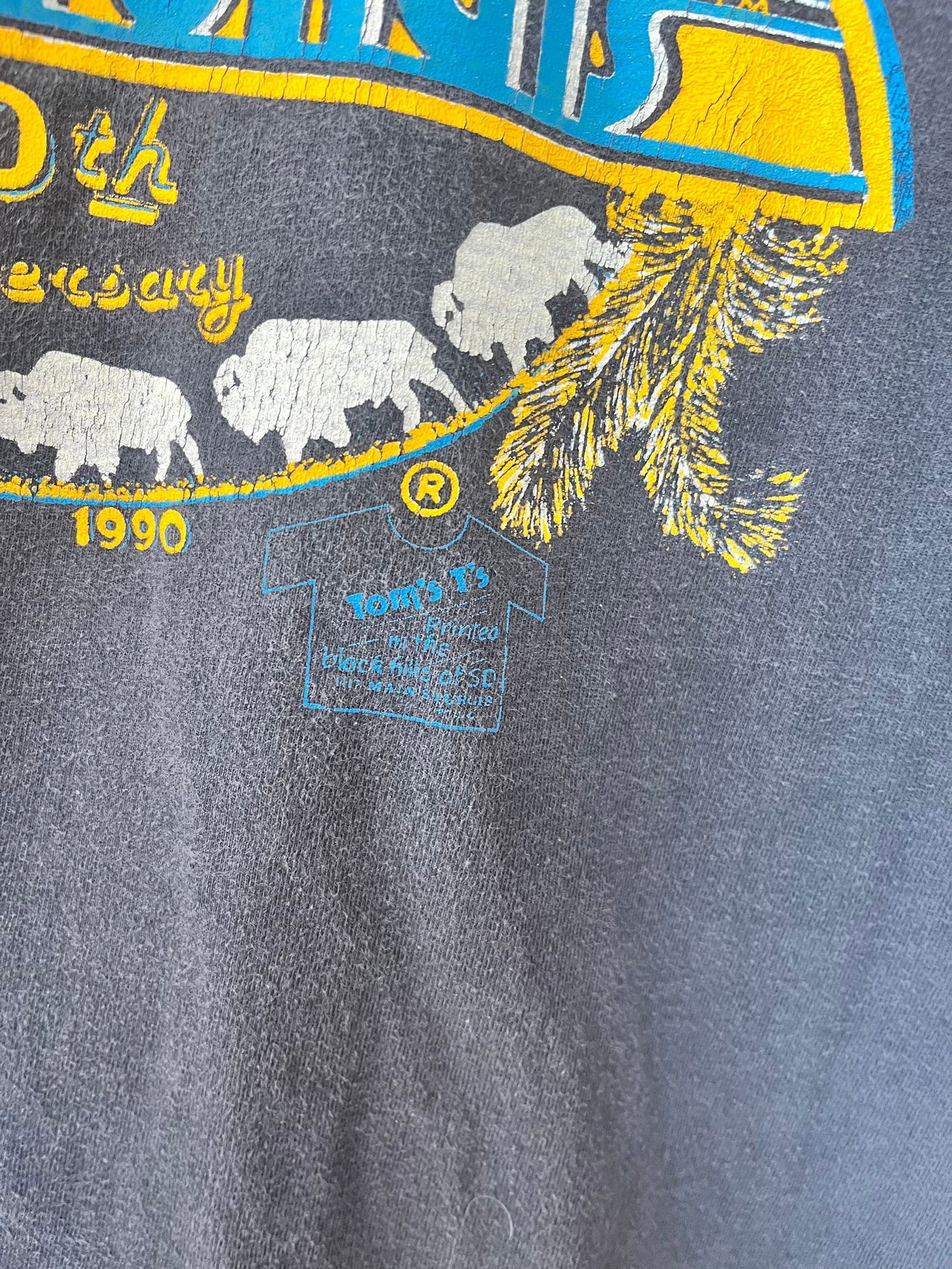 1990’s Black Hills Sturgis 50th Anniversary Tee Size- L - LFDW