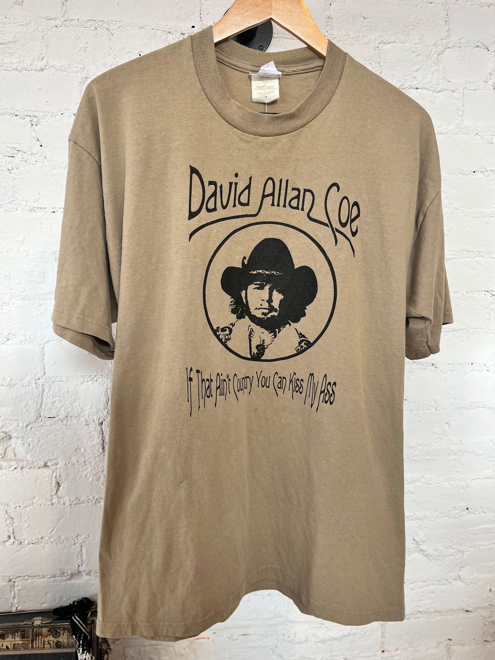 1990’s David Allan Coe If That Ain’t Country You Can Kiss My Ass Tee Size - XL - LFDW