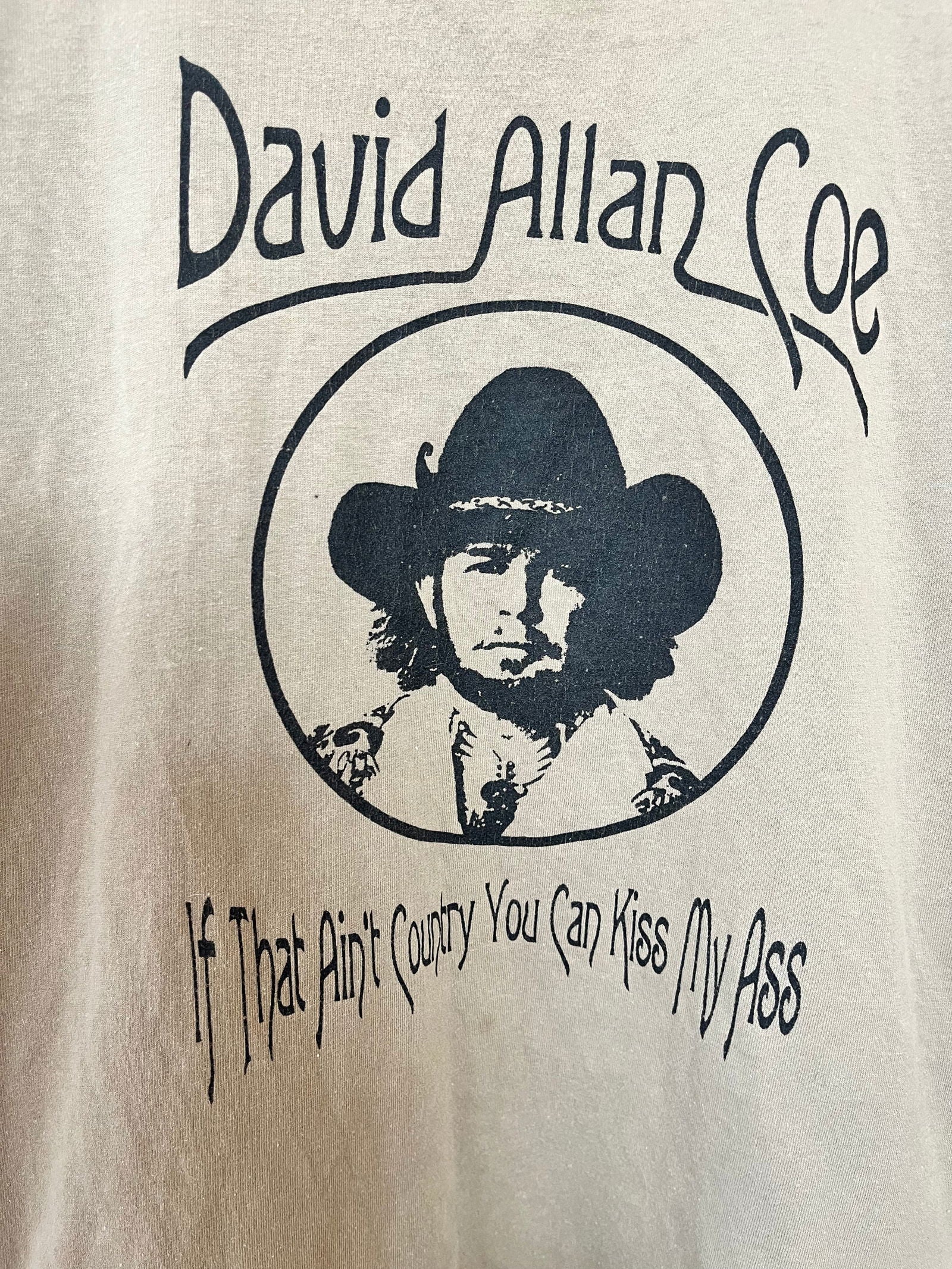 1990’s David Allan Coe If That Ain’t Country You Can Kiss My Ass Tee Size - XL - LFDW