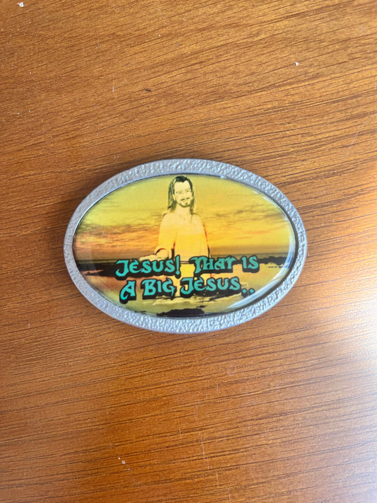 1990’s Jesus! That’s A Big Jesus Belt Buckle - LFDW