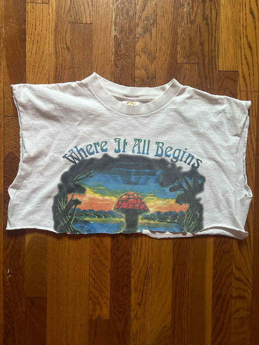 1990s Allman Brothers Crop Top Size - XL - LFDW