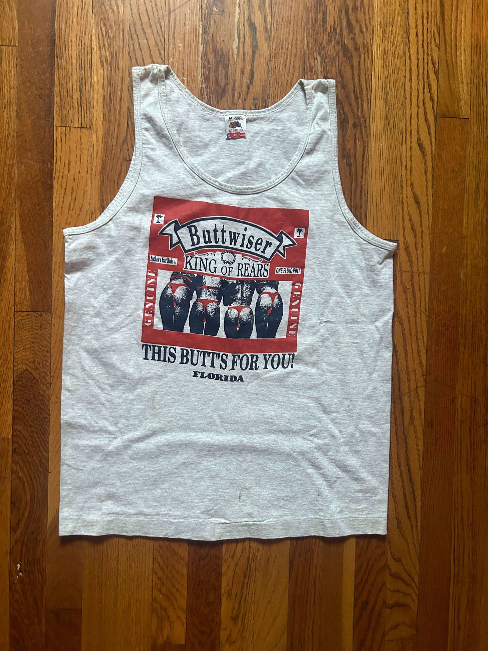 1990s Buttweiser Tank Top Size - M - LFDW