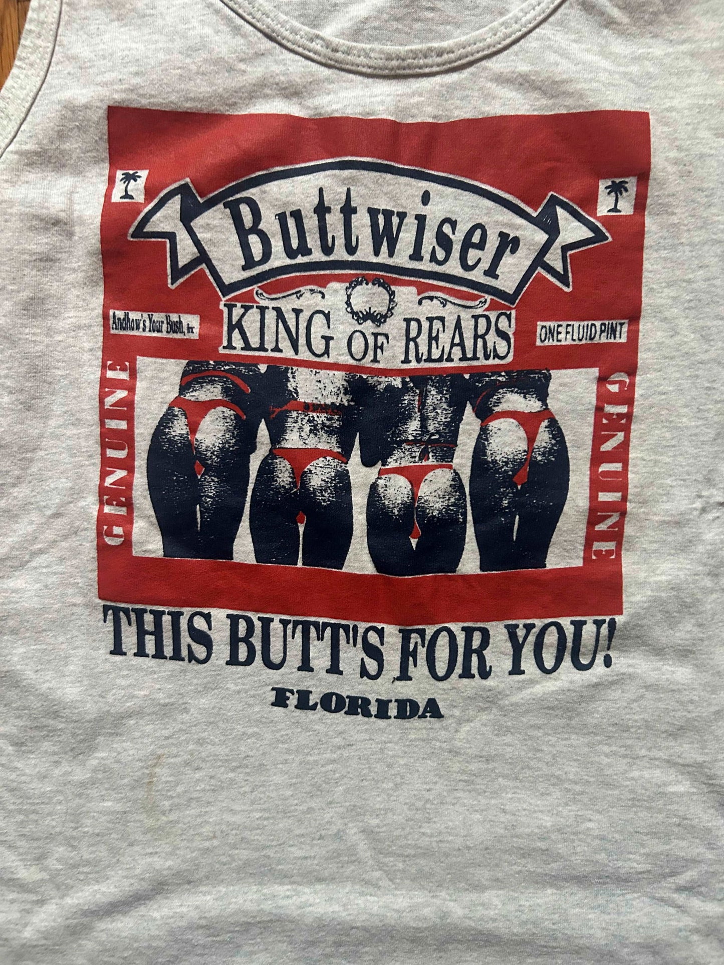 1990s Buttweiser Tank Top Size - M - LFDW