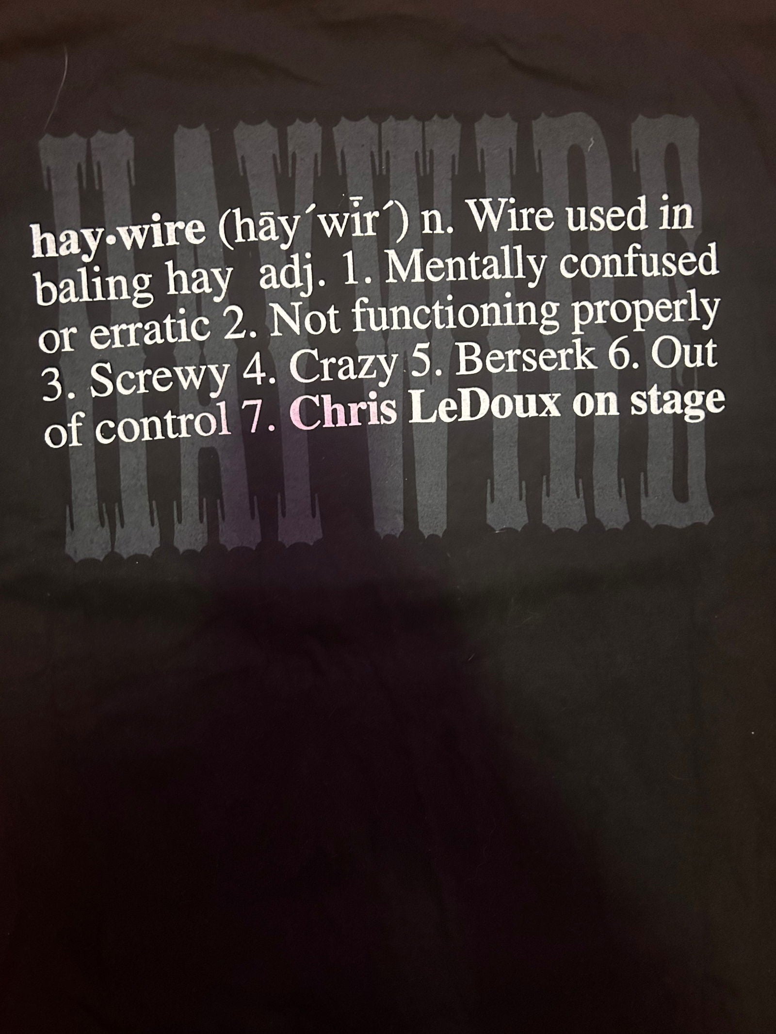 1990s Chris LeDoux Haywire Tee Size - XL - LFDW