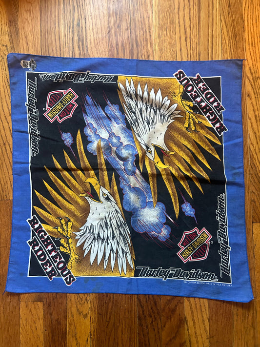 1990s Harley Righteous Rider Bandana - LFDW