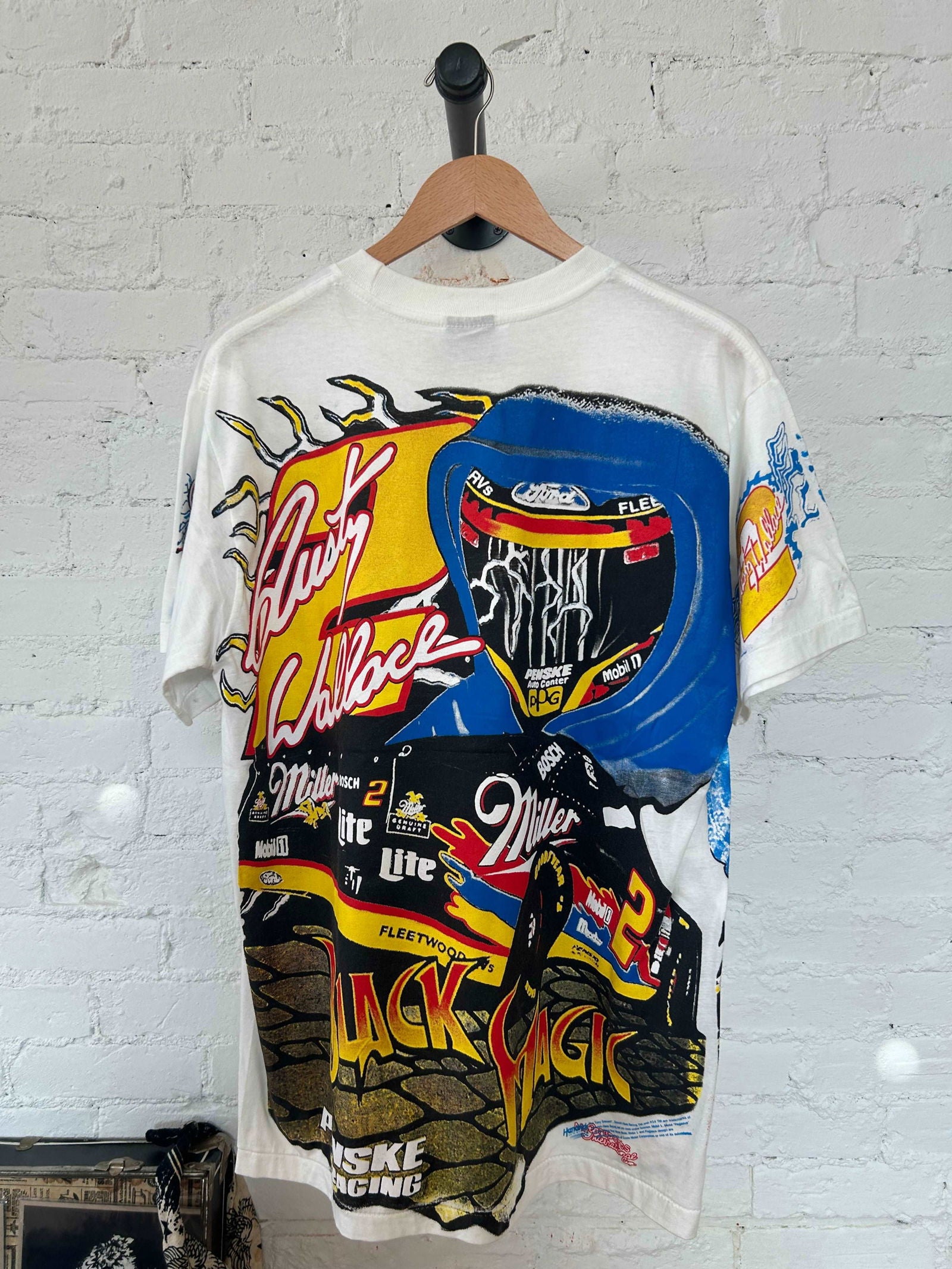 1990s Rusty Wallace Black Magic Tee Size - L - LFDW