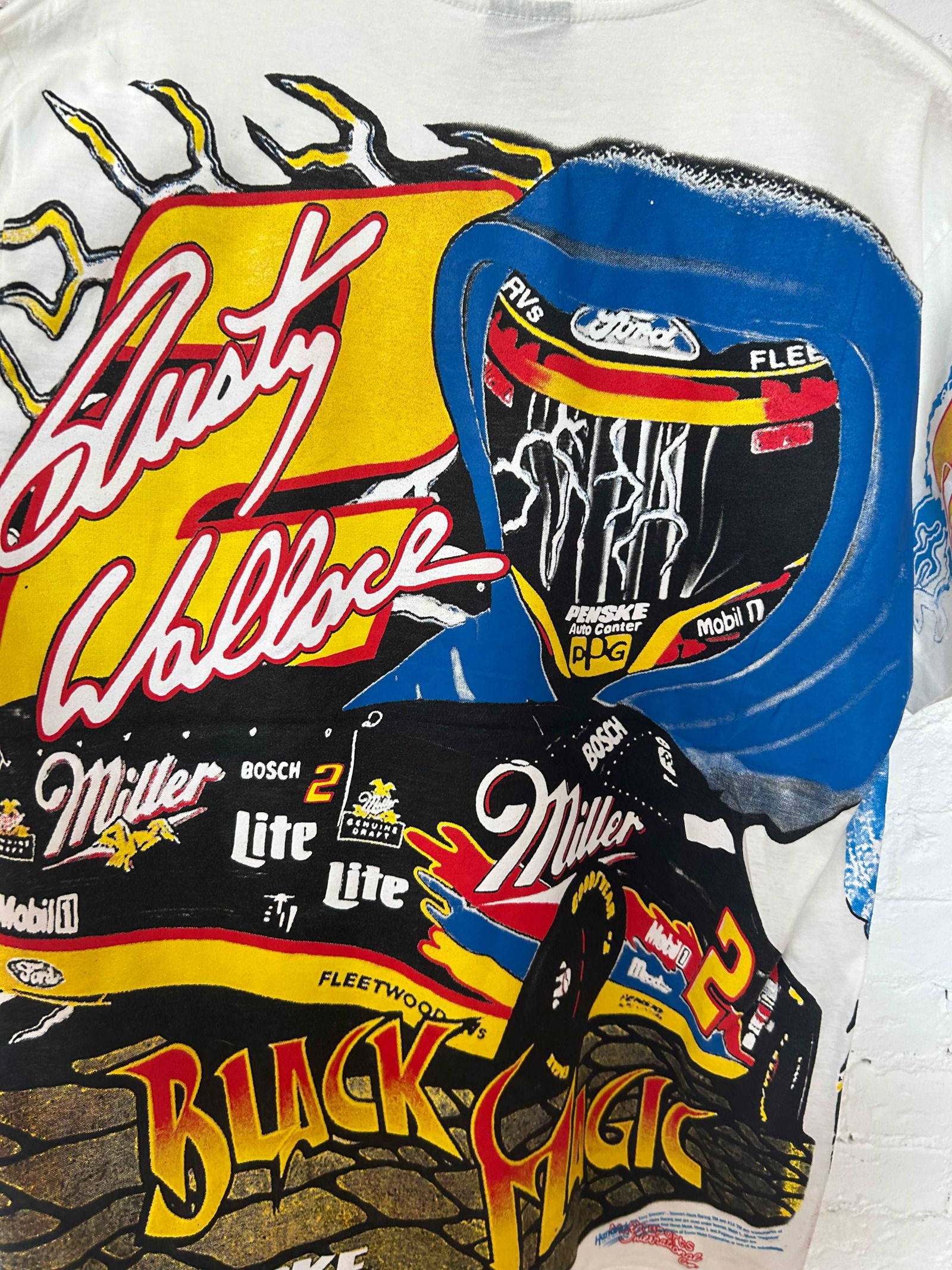 1990s Rusty Wallace Black Magic Tee Size - L - LFDW