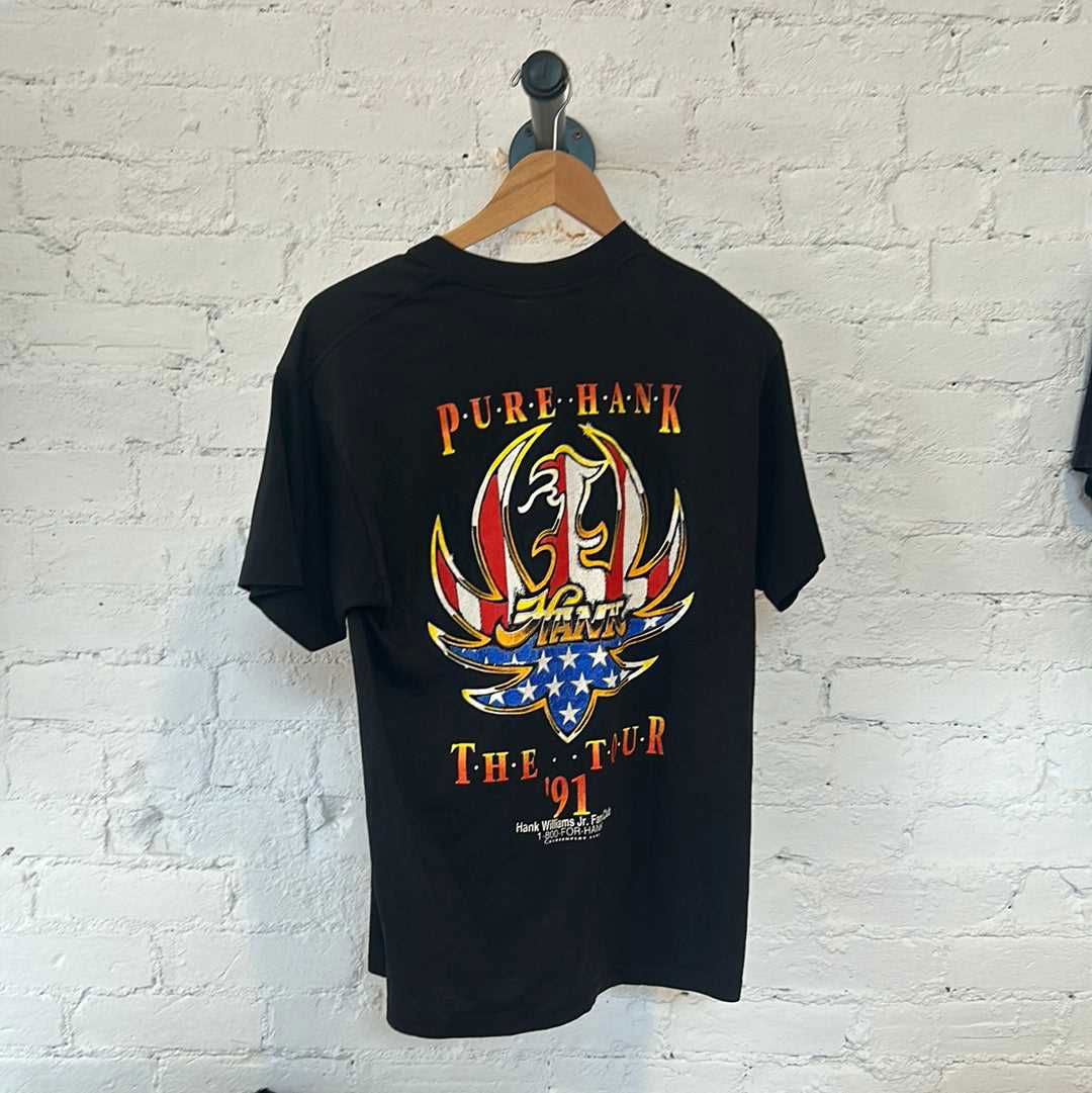 1991 Hank Jr Tour Tee Size - L - LFDW