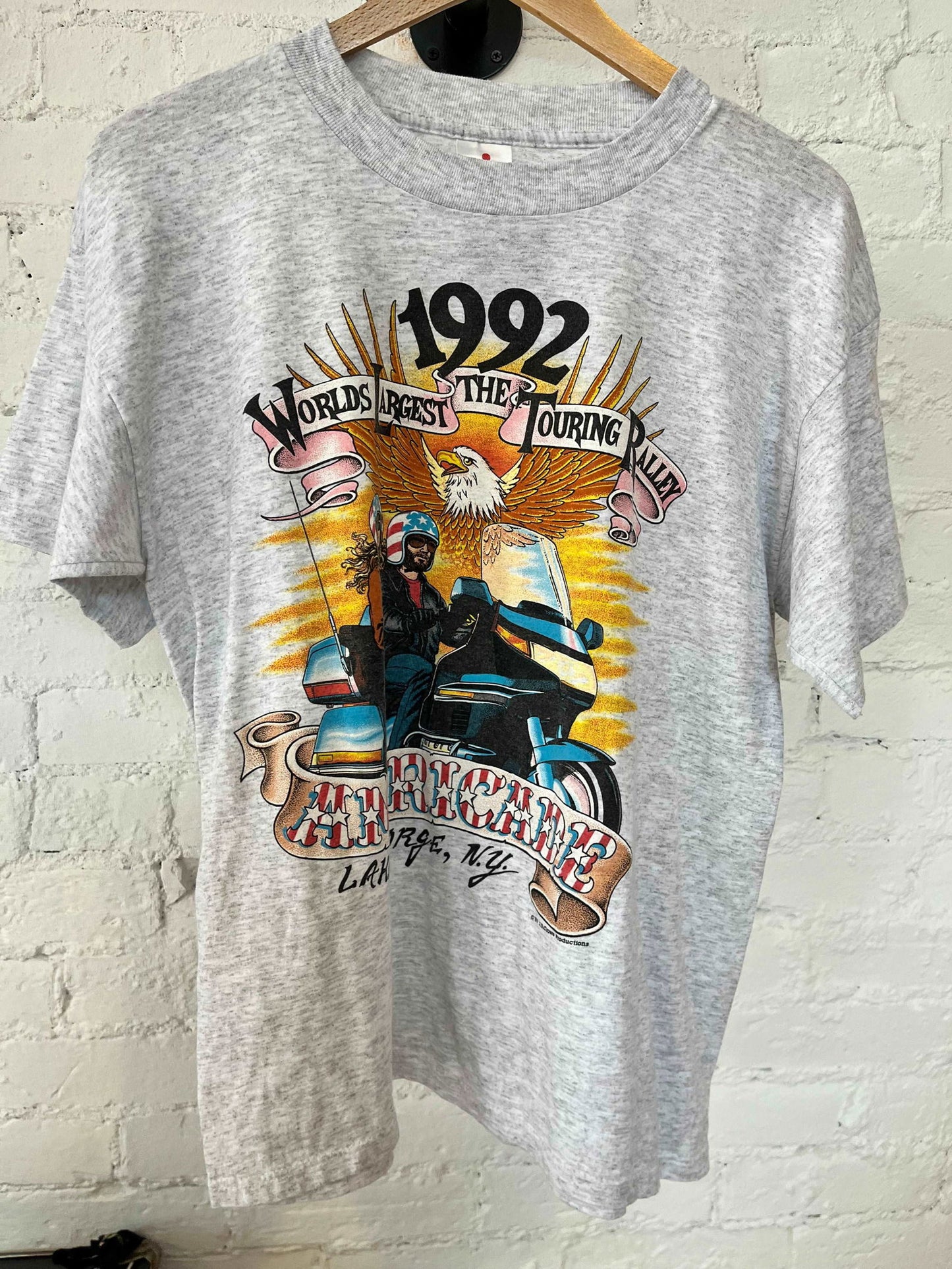 1992 Americade Biker Tour Tee Size- L - LFDW