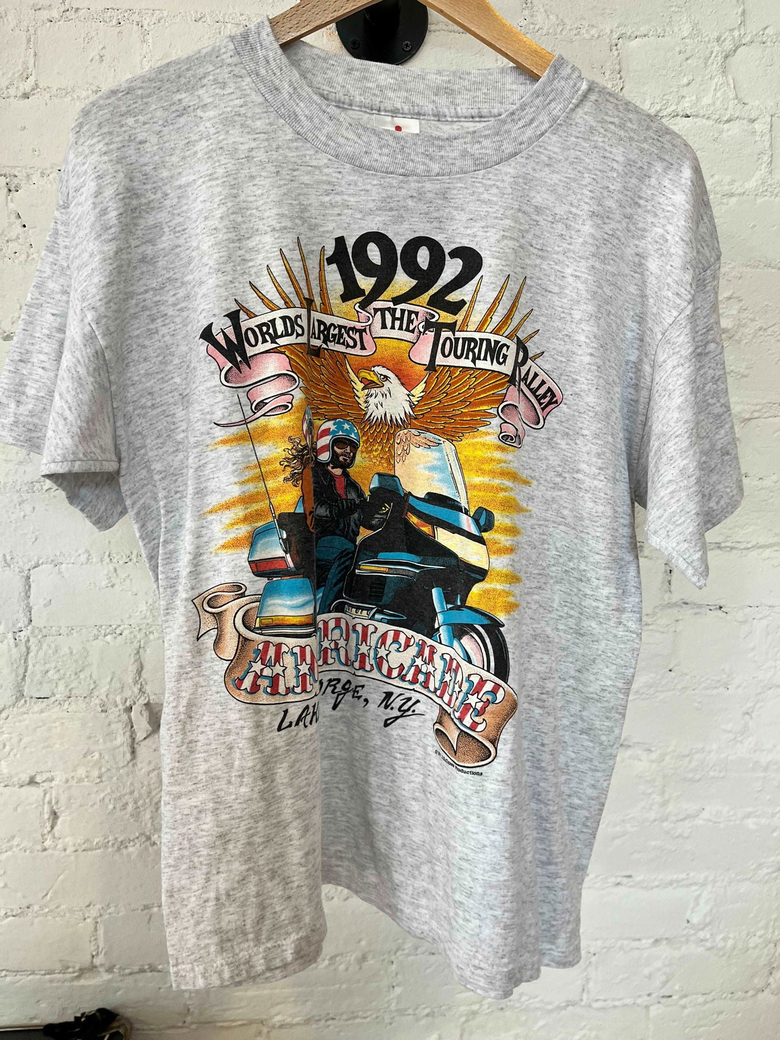 1992 Americade Biker Tour Tee Size- L - LFDW