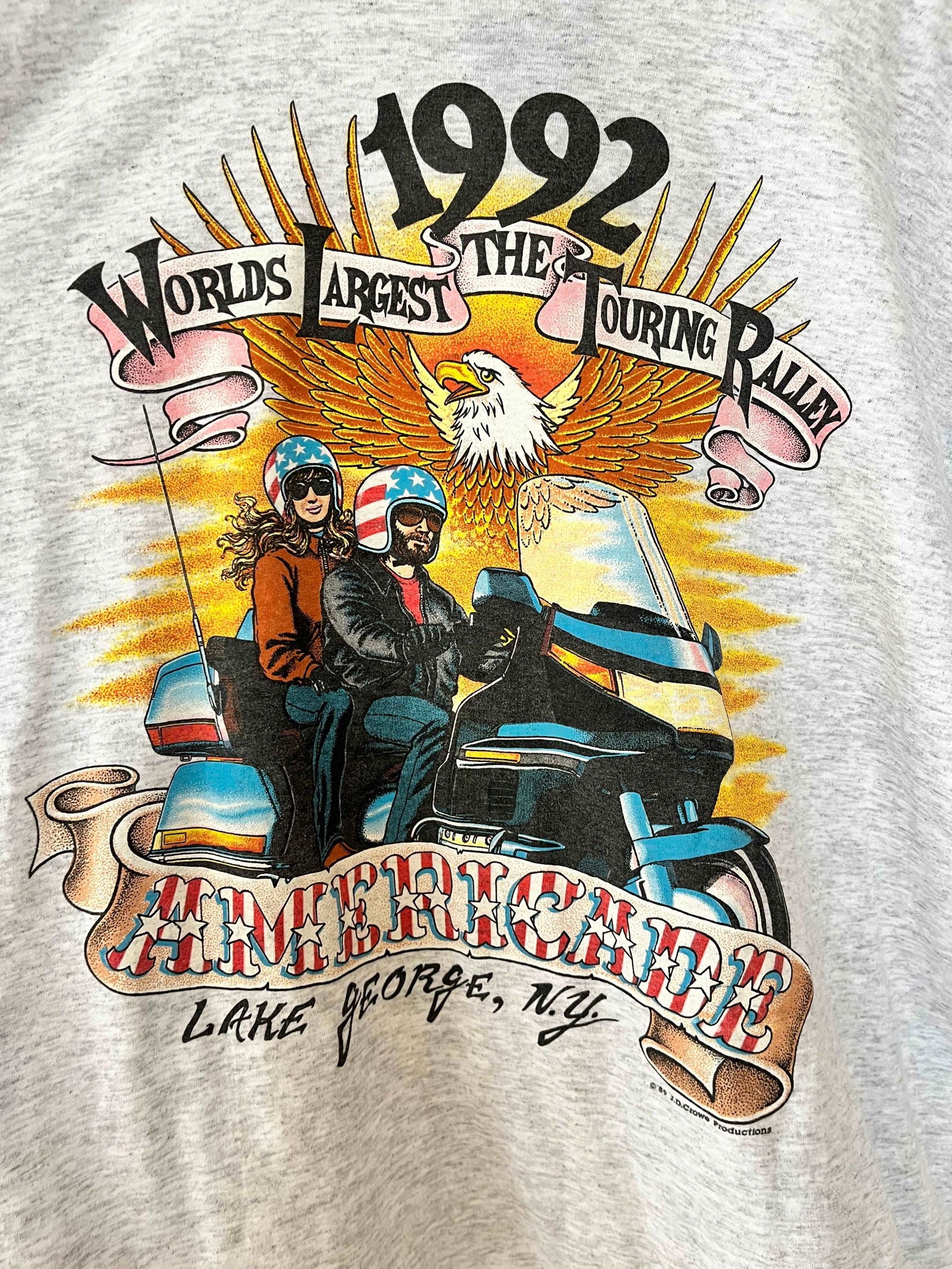 1992 Americade Biker Tour Tee Size- L - LFDW