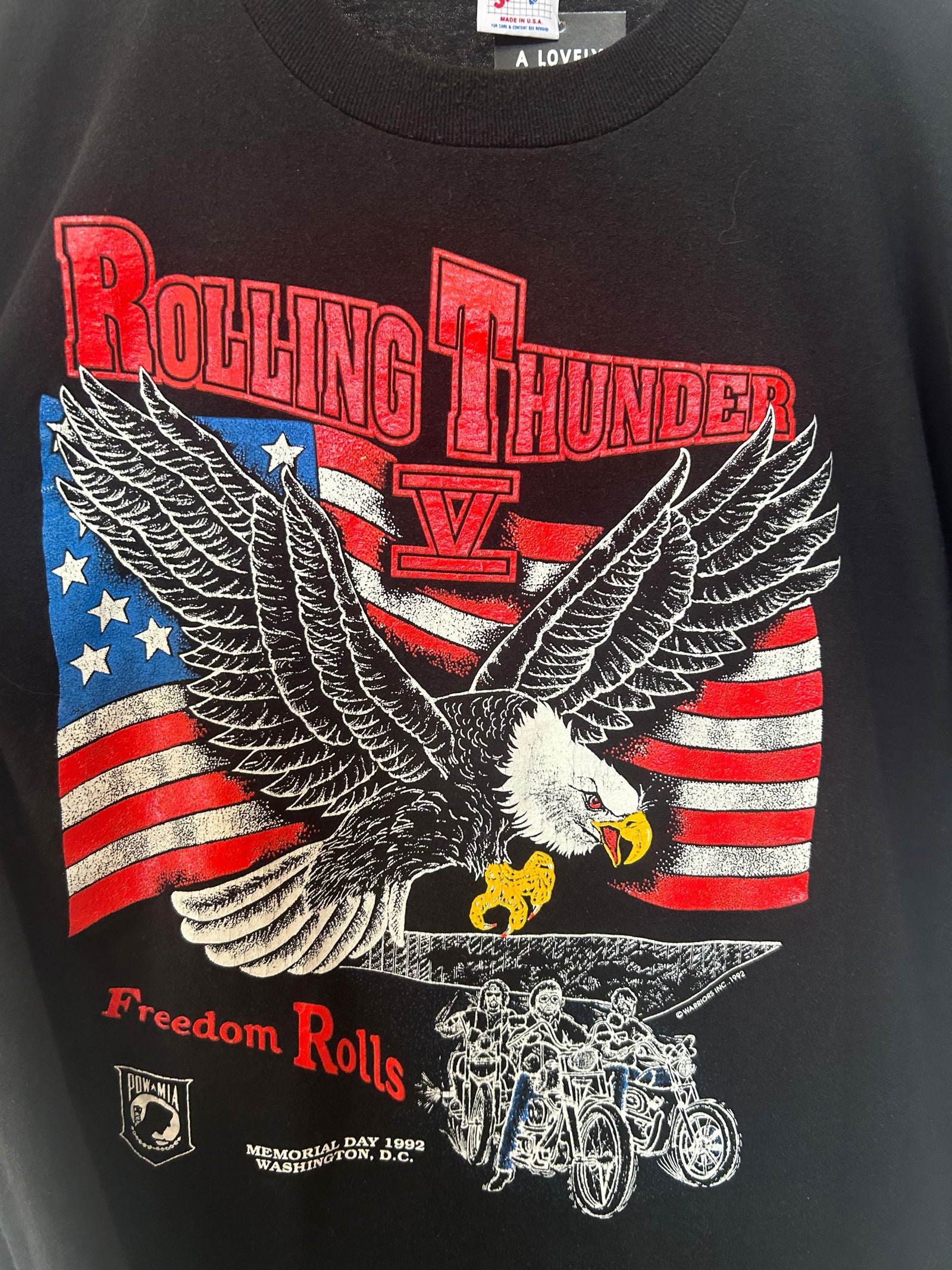 1992 Rolling Thunder Tee Size - XL - LFDW