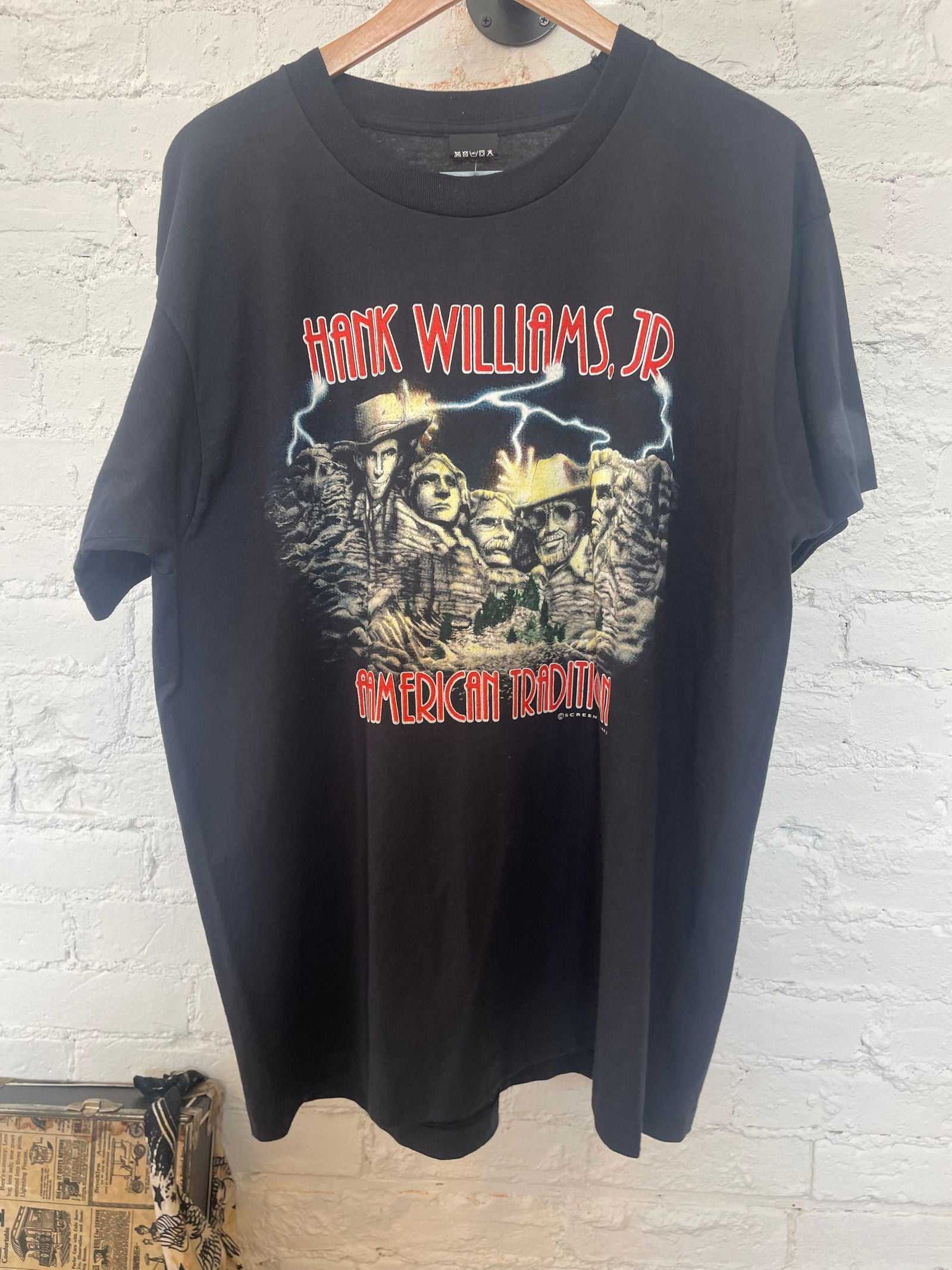 1993 Hank Jr An American Tradition tee - Size XL - LFDW