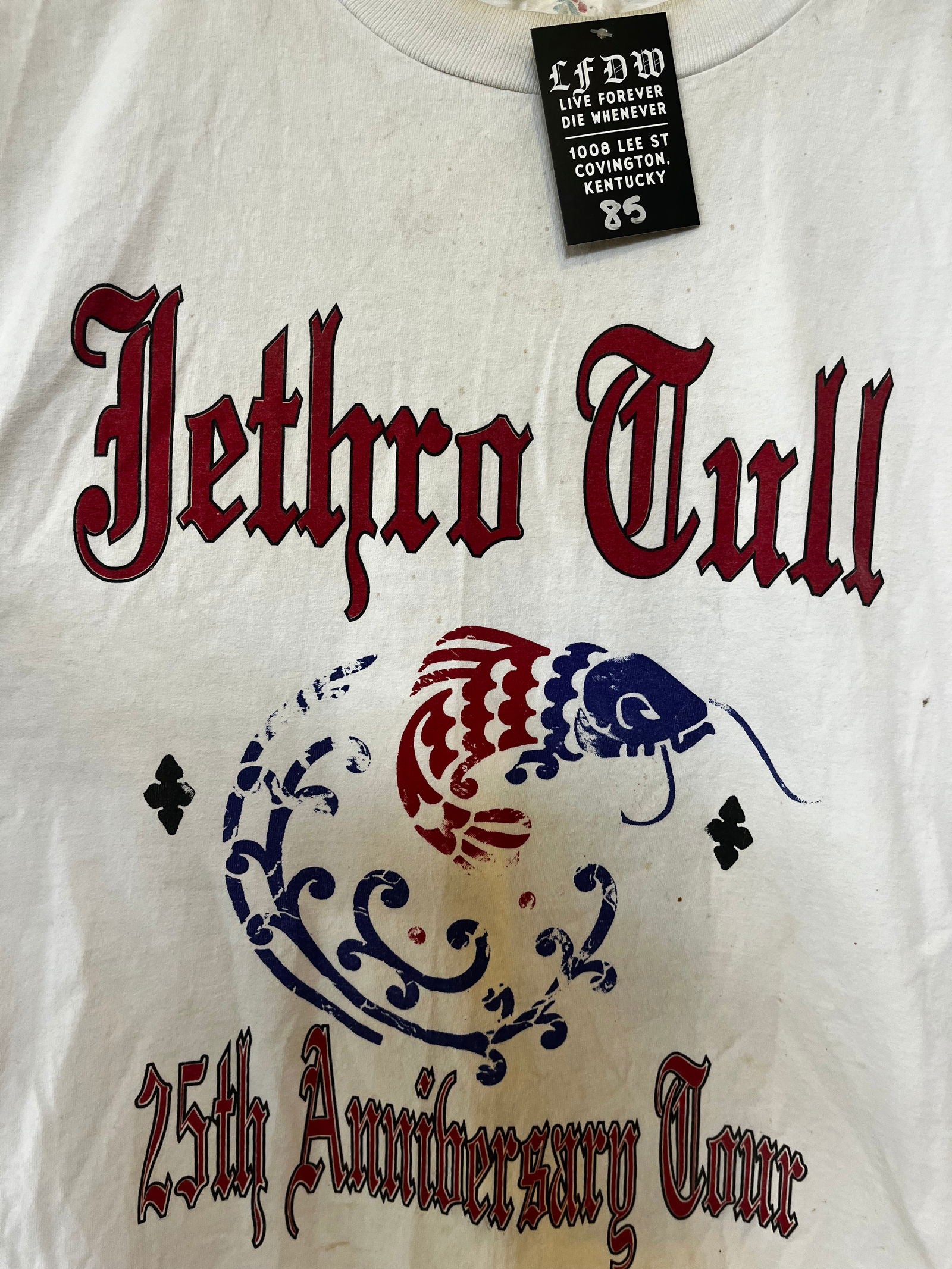 1993 Jethro Tull Tour Tee Size-L - LFDW