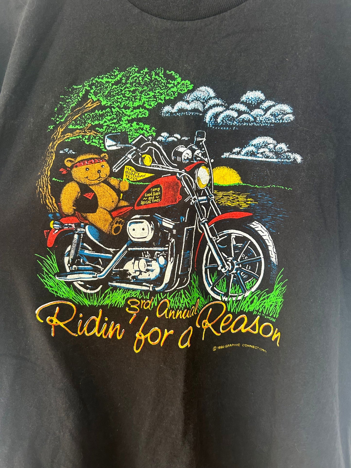 1993 Ridin’ For A Reason Tee Size - L - LFDW